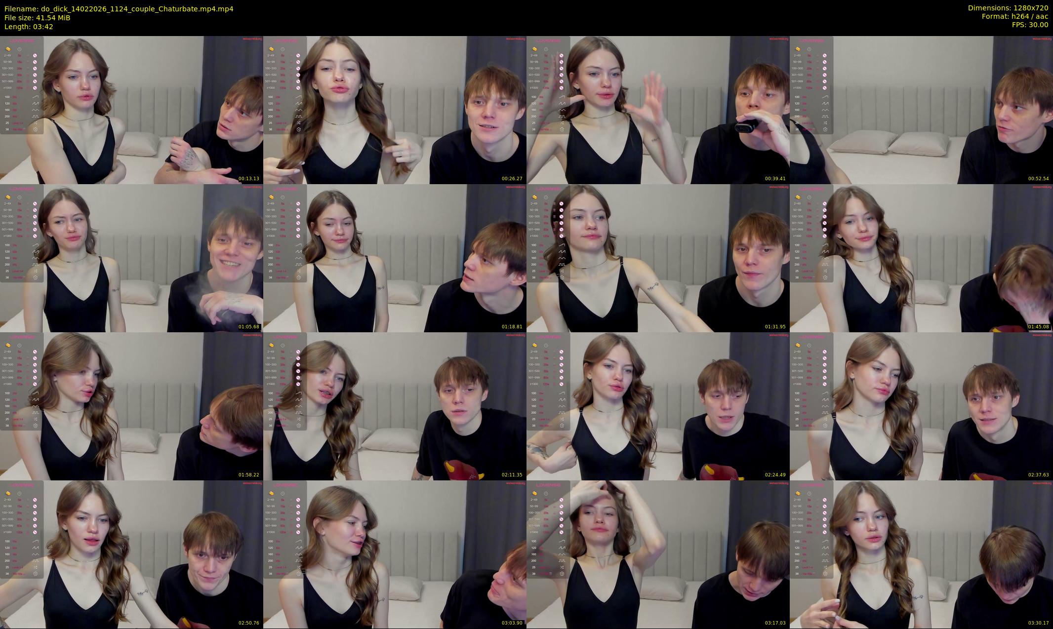 do_dick — 4 minute Chaturbate couple cam show recording, 720p, Feb 14, 2026
