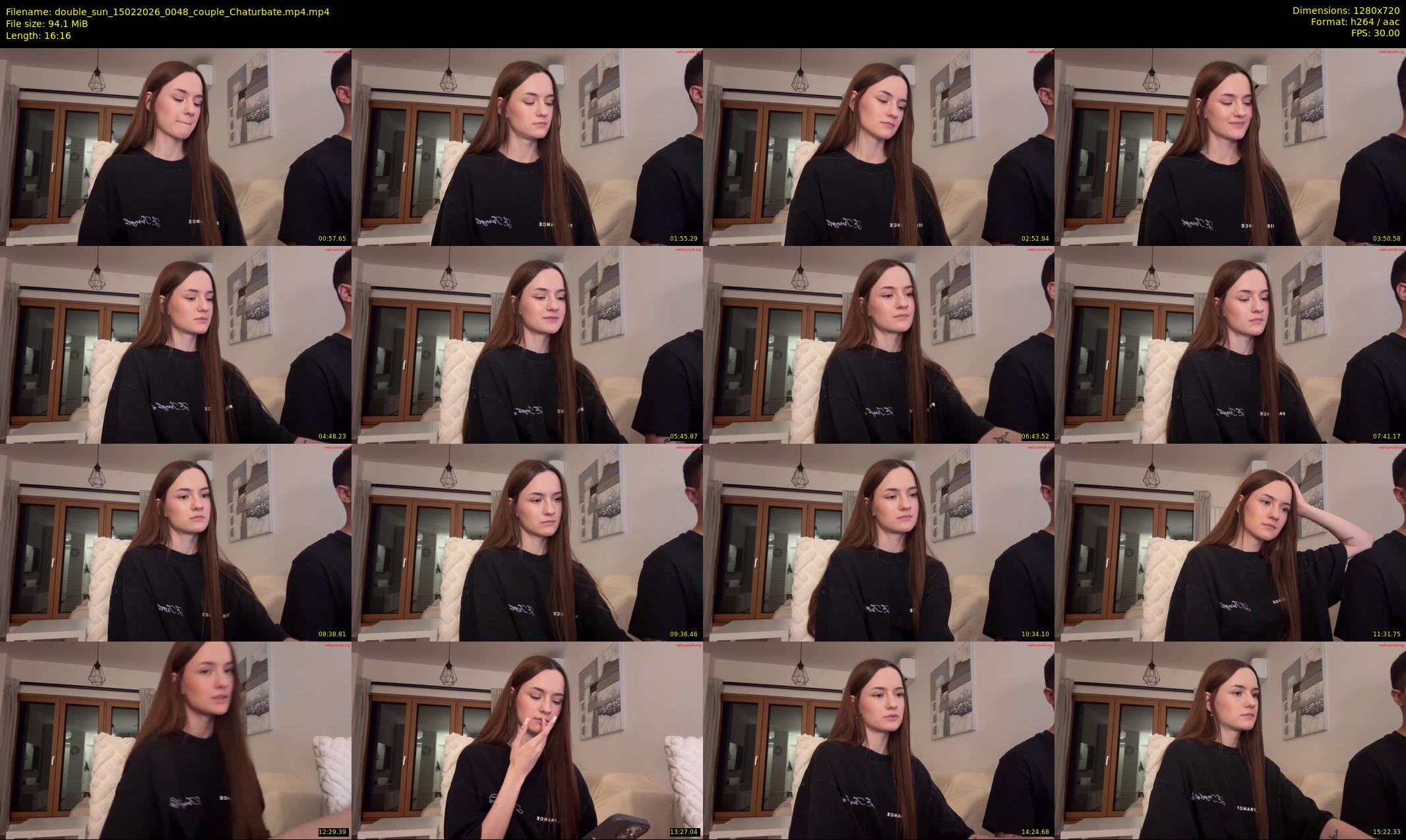 double_sun — 17 minute Chaturbate couple cam show recording, 720p, Feb 15, 2026