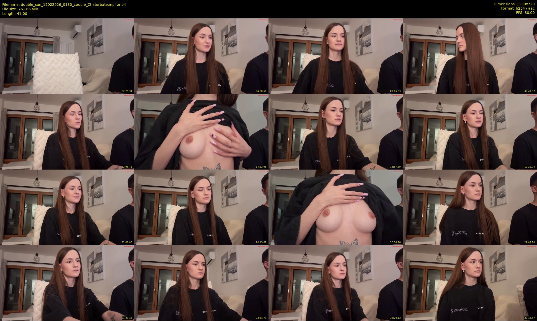 double_sun — 41 minute Chaturbate couple cam show recording, 720p, Feb 15, 2026