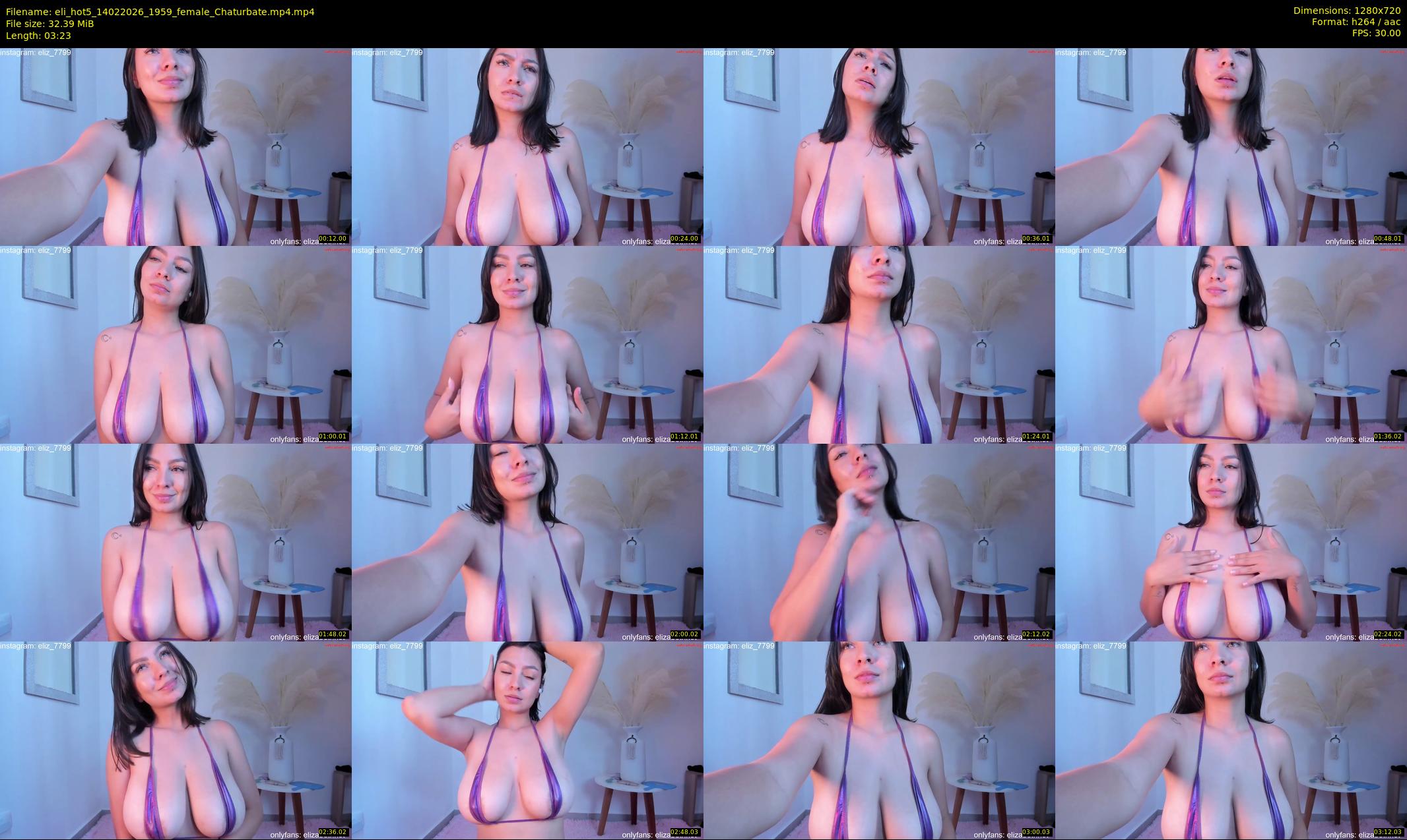 eli_hot5 — 4 minute Chaturbate female cam show recording, 720p, Feb 14, 2026