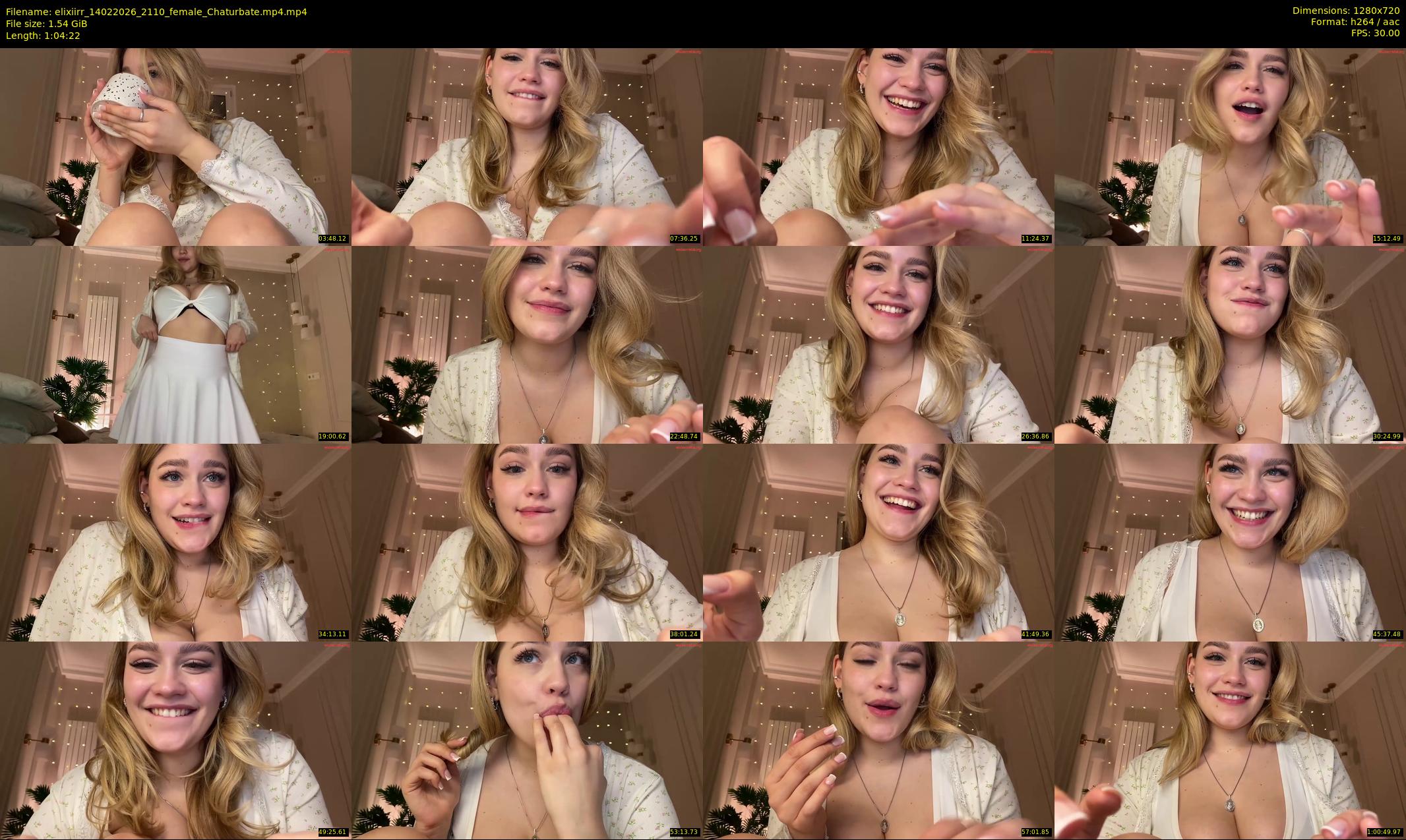 elixiirr — 65 minute Chaturbate female cam show recording, 720p, Feb 14, 2026