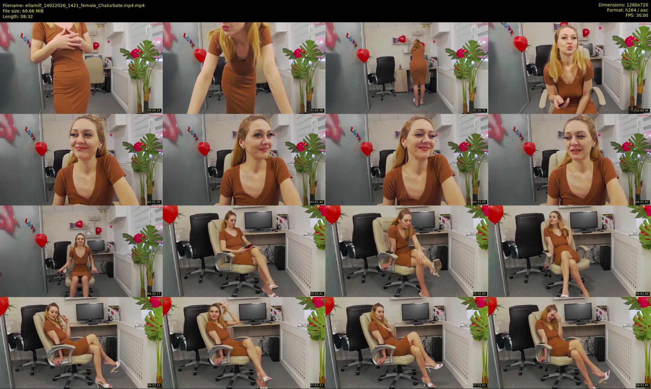 ellamilf — 9 minute Chaturbate female cam show recording, 720p, Feb 14, 2026