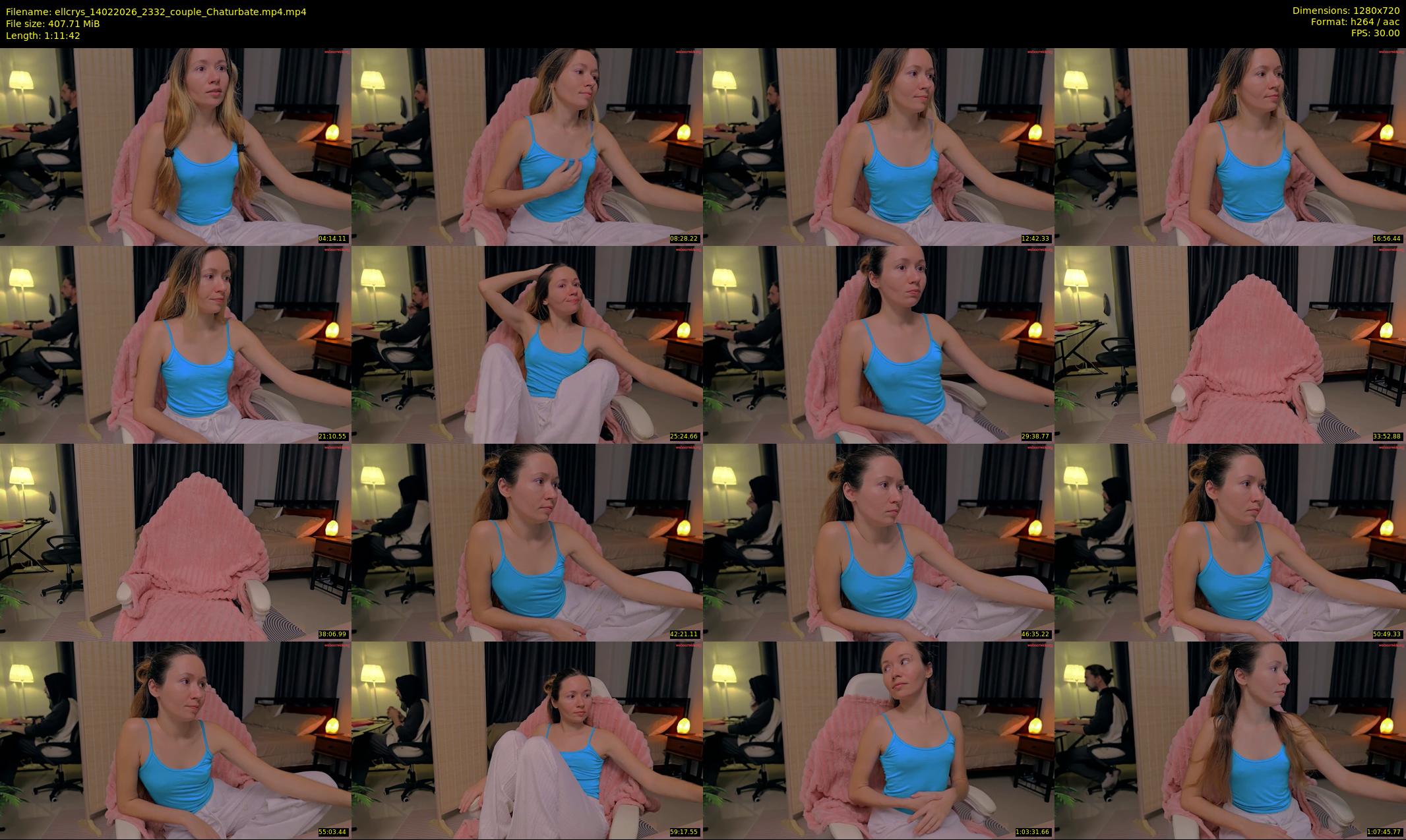 ellcrys — 72 minute Chaturbate couple cam show recording, 720p, Feb 14, 2026