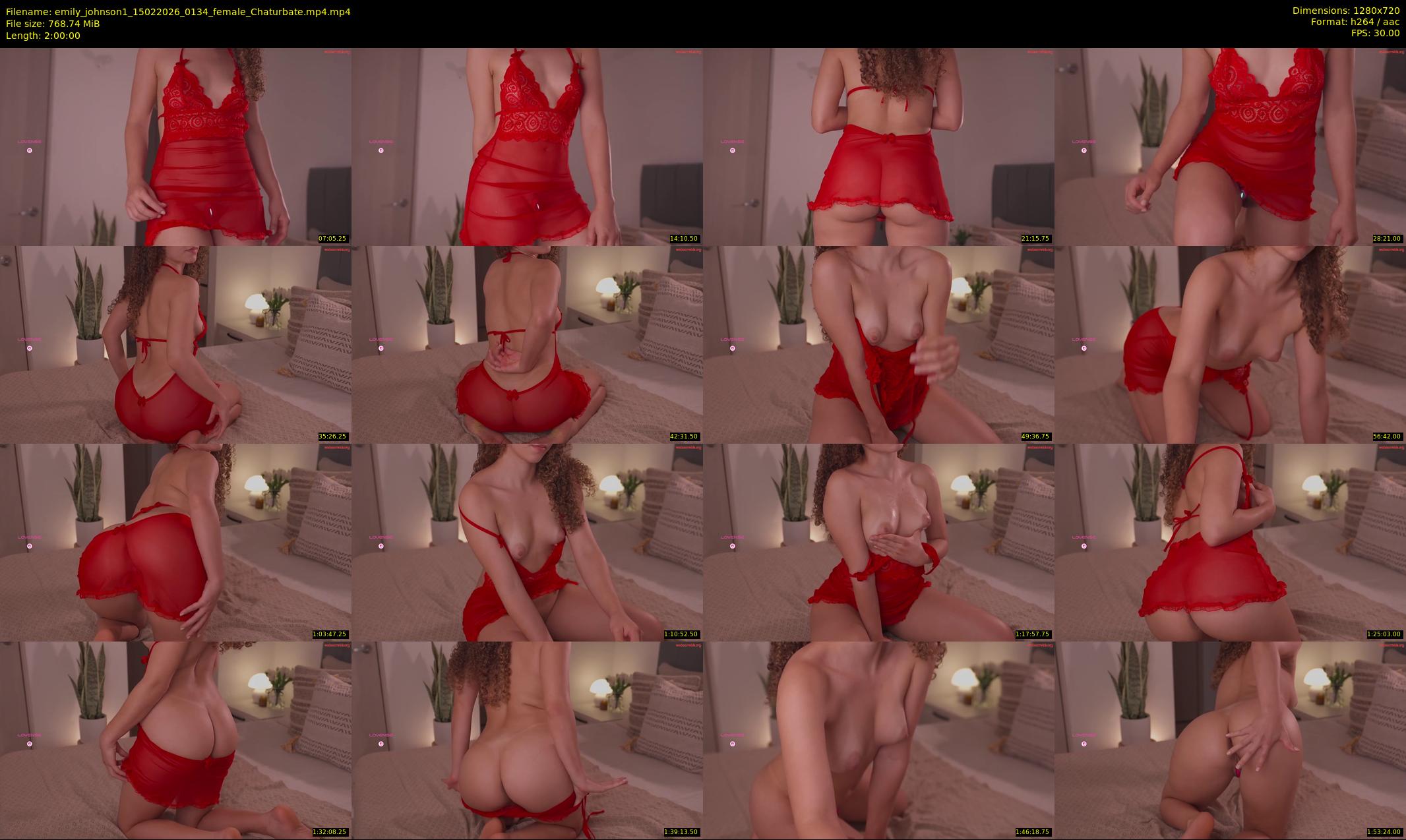 emily_johnson1 — 120 minute Chaturbate female cam show recording, 720p, Feb 15, 2026