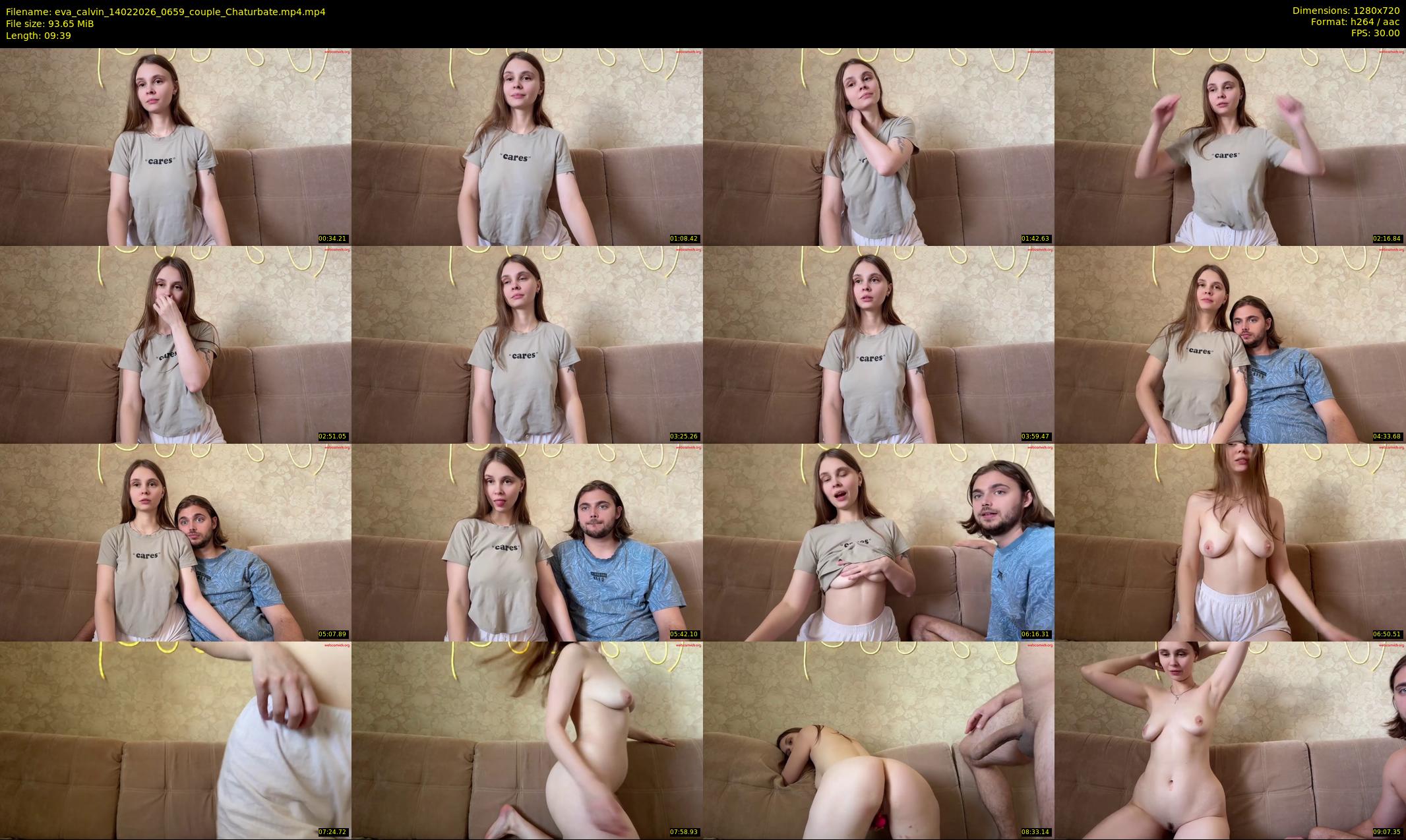 eva_calvin — 10 minute Chaturbate couple cam show recording, 720p, Feb 14, 2026