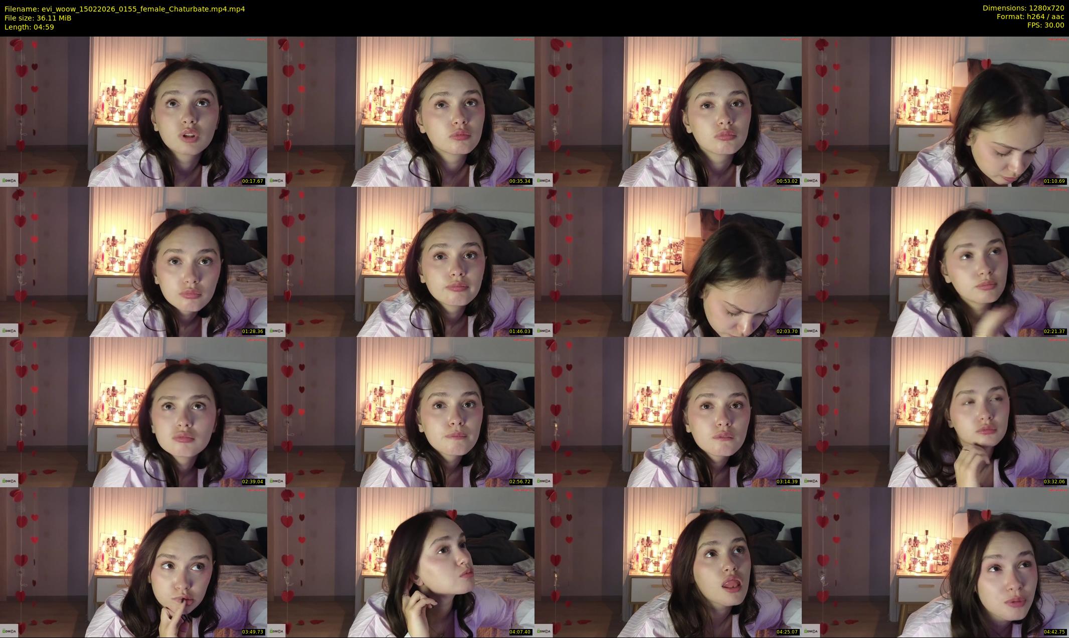 evi_woow — 5 minute Chaturbate female cam show recording, 720p, Feb 15, 2026