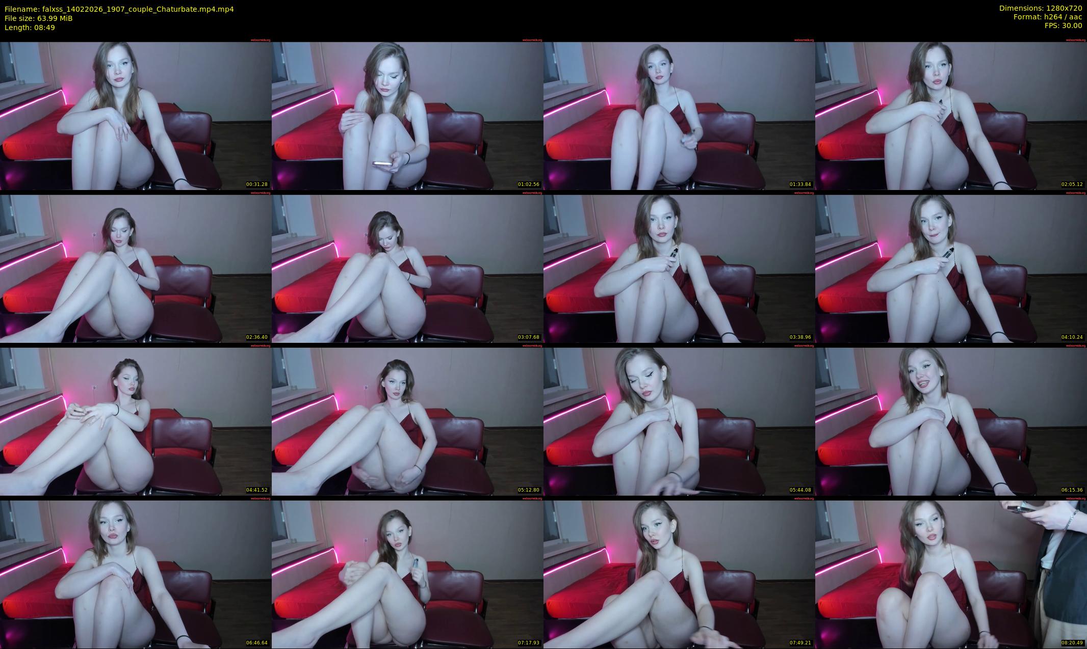 falxss — 9 minute Chaturbate couple cam show recording, 720p, Feb 14, 2026