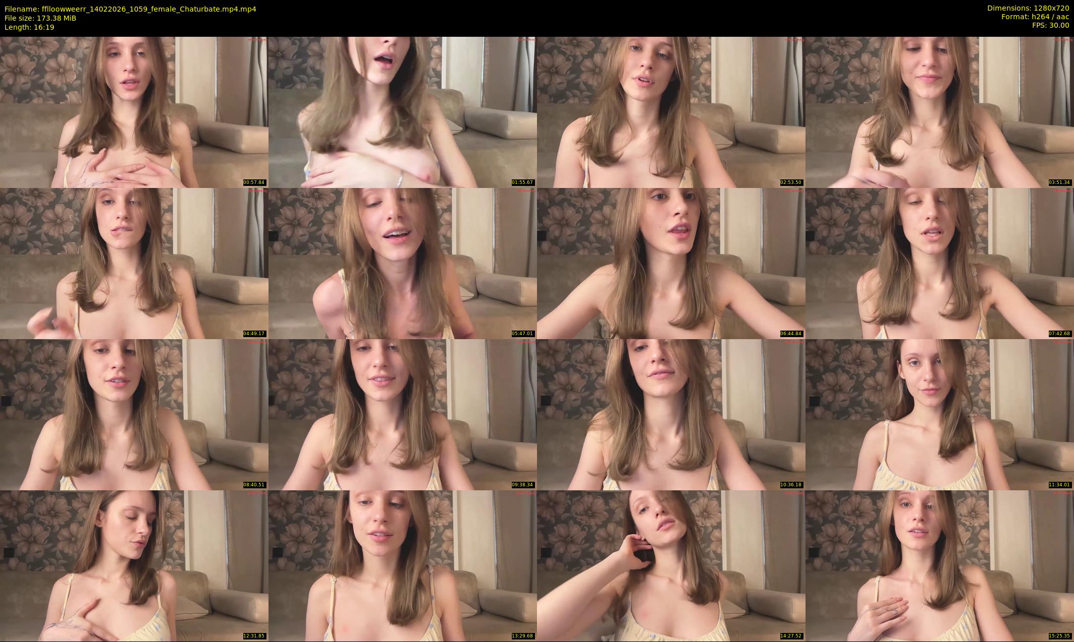 fflloowweerr — 17 minute Chaturbate couple cam show recording, 720p, Feb 14, 2026
