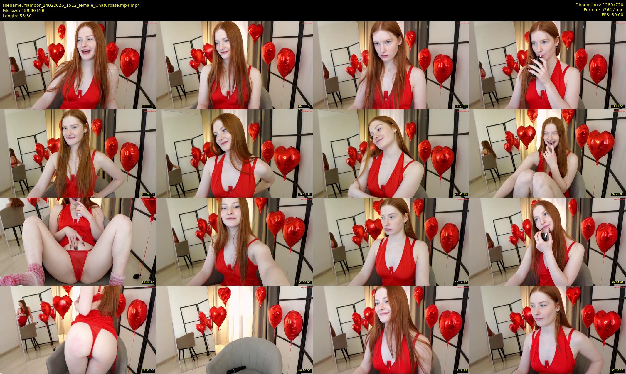 fiamoor — 56 minute Chaturbate female cam show recording, 720p, Feb 14, 2026