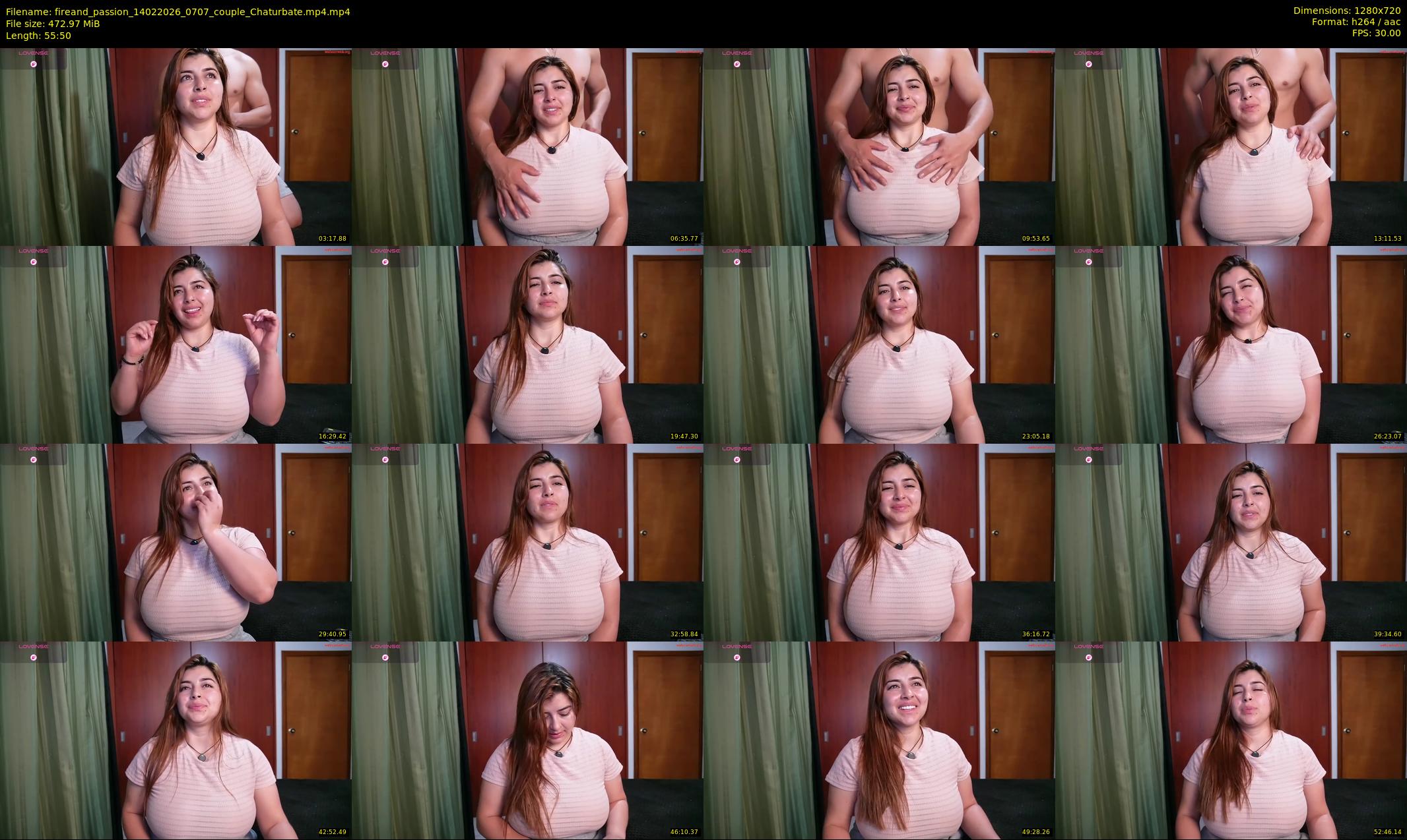 fireand_passion — 56 minute Chaturbate couple cam show recording, 720p, Feb 14, 2026