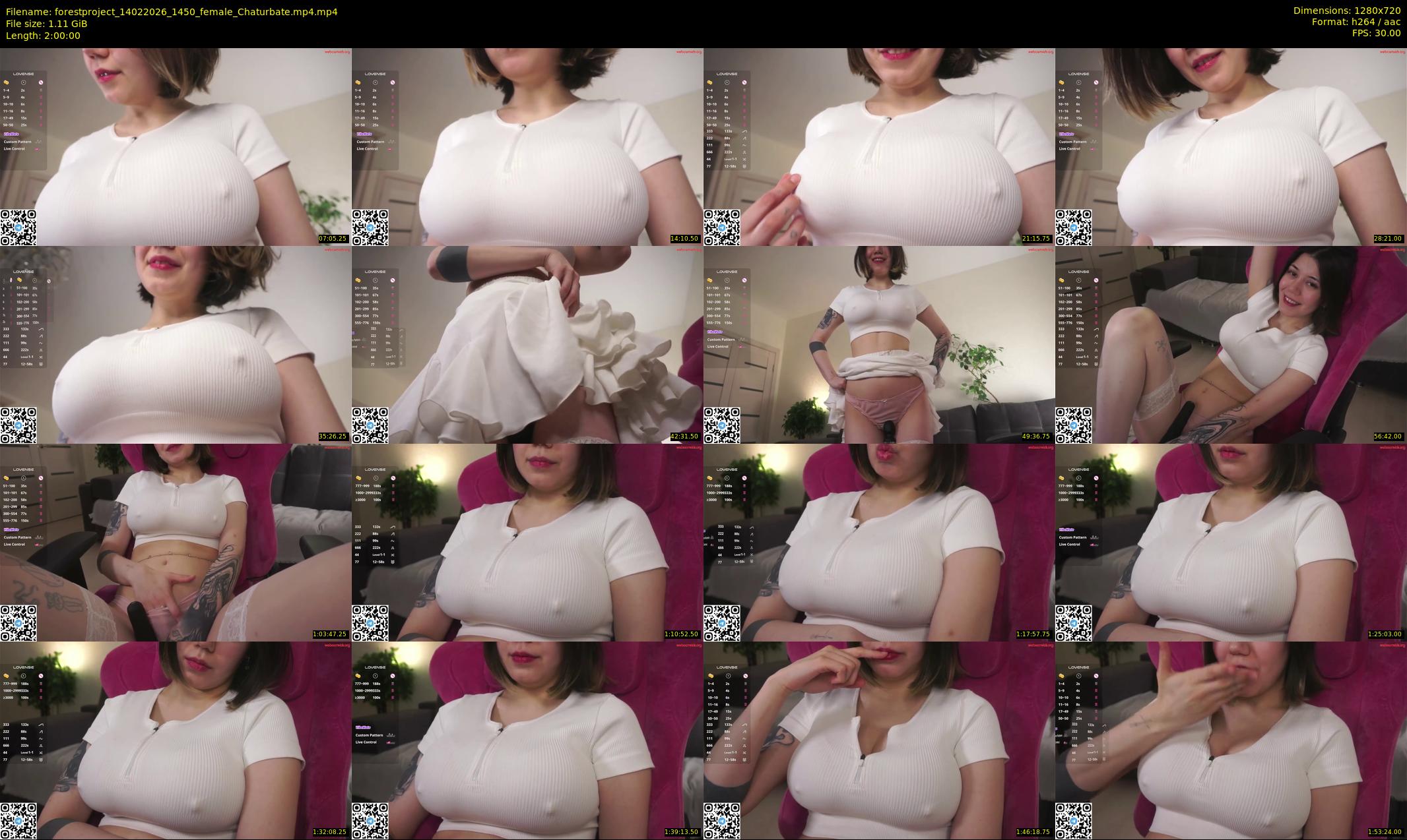 forestproject — 120 minute Chaturbate female cam show recording, 720p, Feb 14, 2026