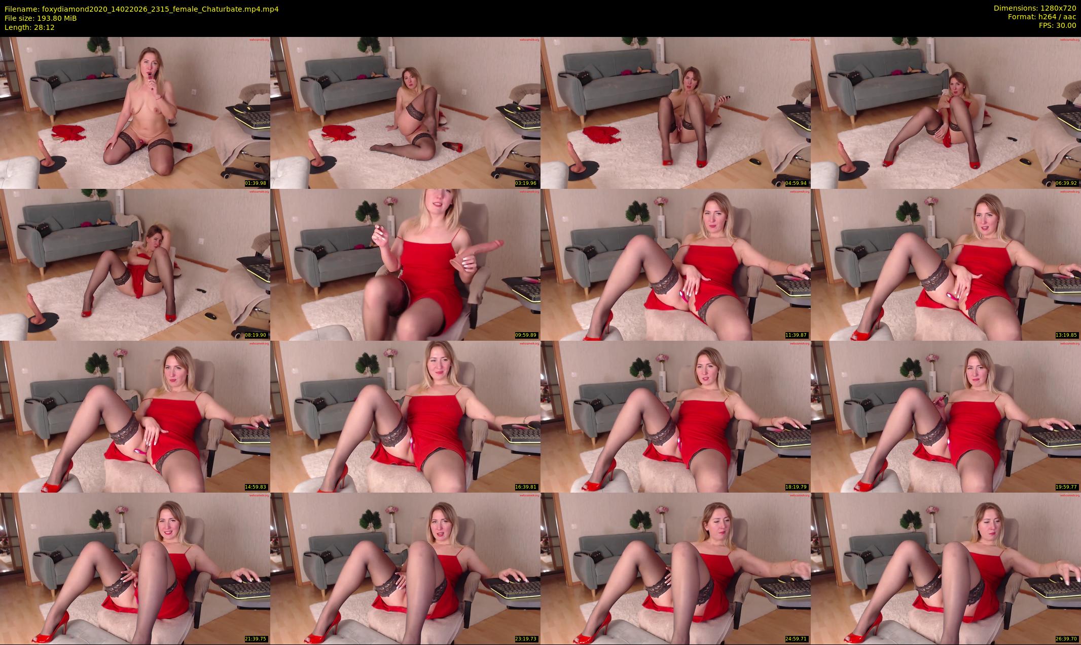 foxydiamond2020 — 29 minute Chaturbate female cam show recording, 720p, Feb 14, 2026