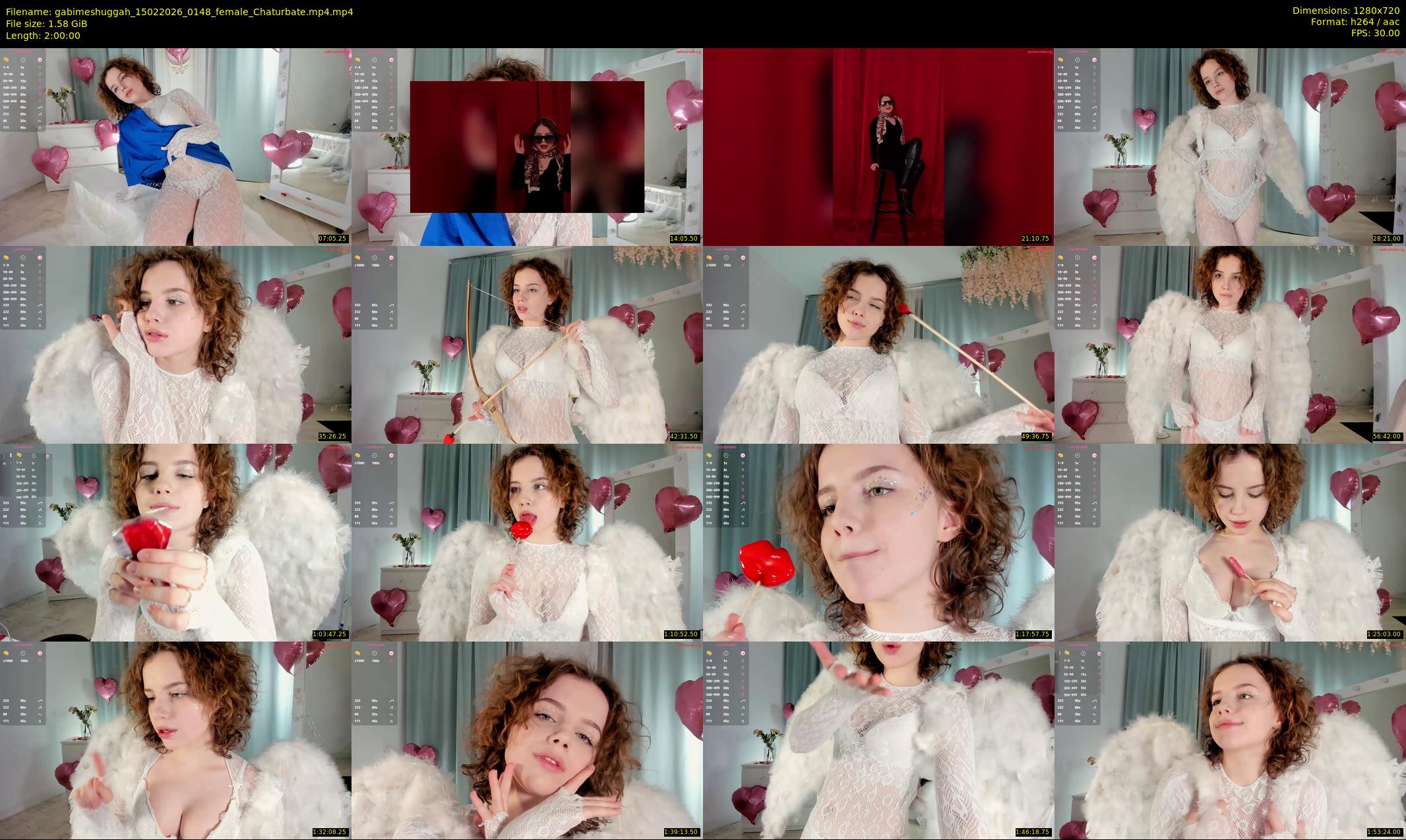 gabimeshuggah — 120 minute Chaturbate female cam show recording, 720p, Feb 15, 2026