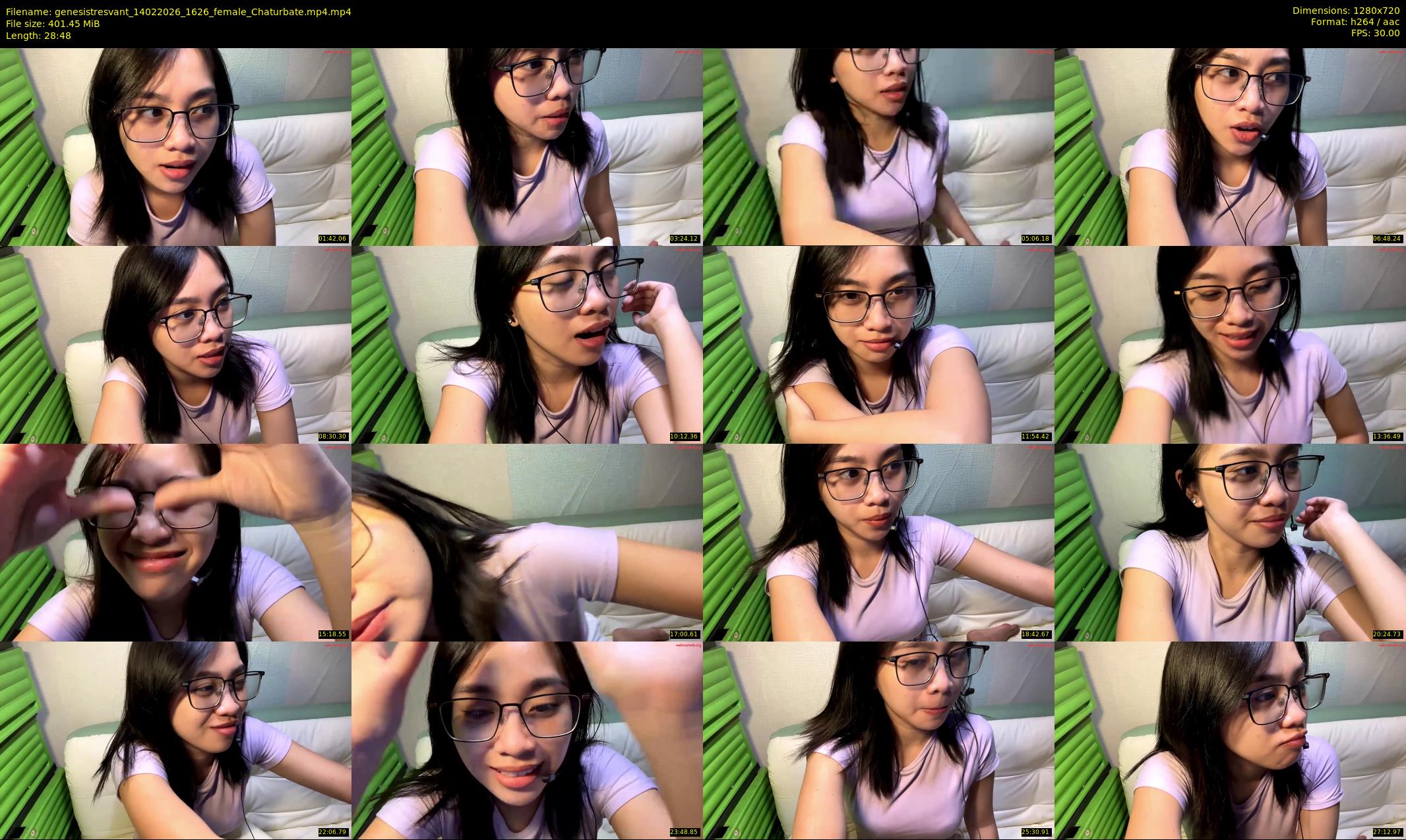 genesistresvant — 29 minute Chaturbate female cam show recording, 720p, Feb 14, 2026