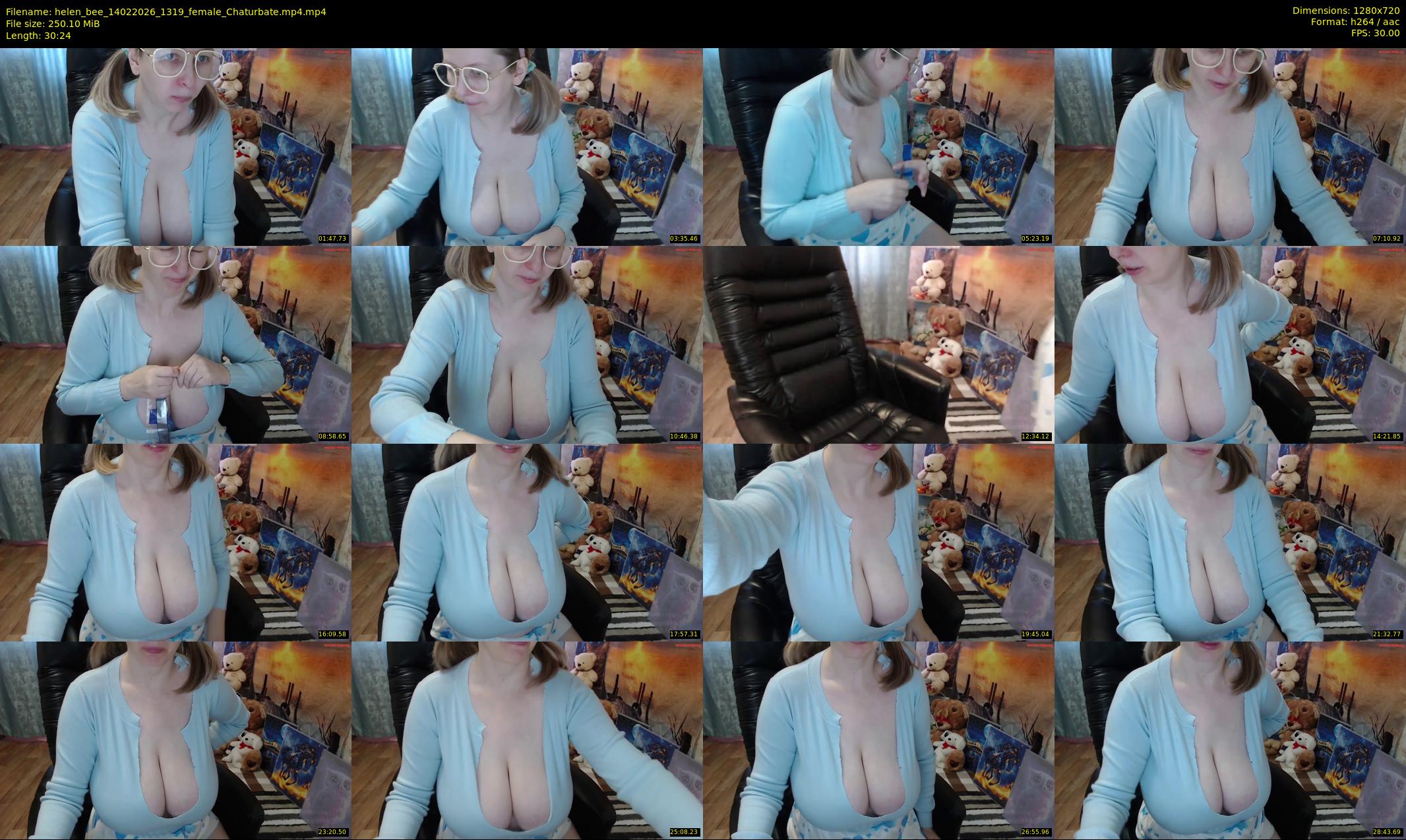 helen_bee — 31 minute Chaturbate female cam show recording, 720p, Feb 14, 2026