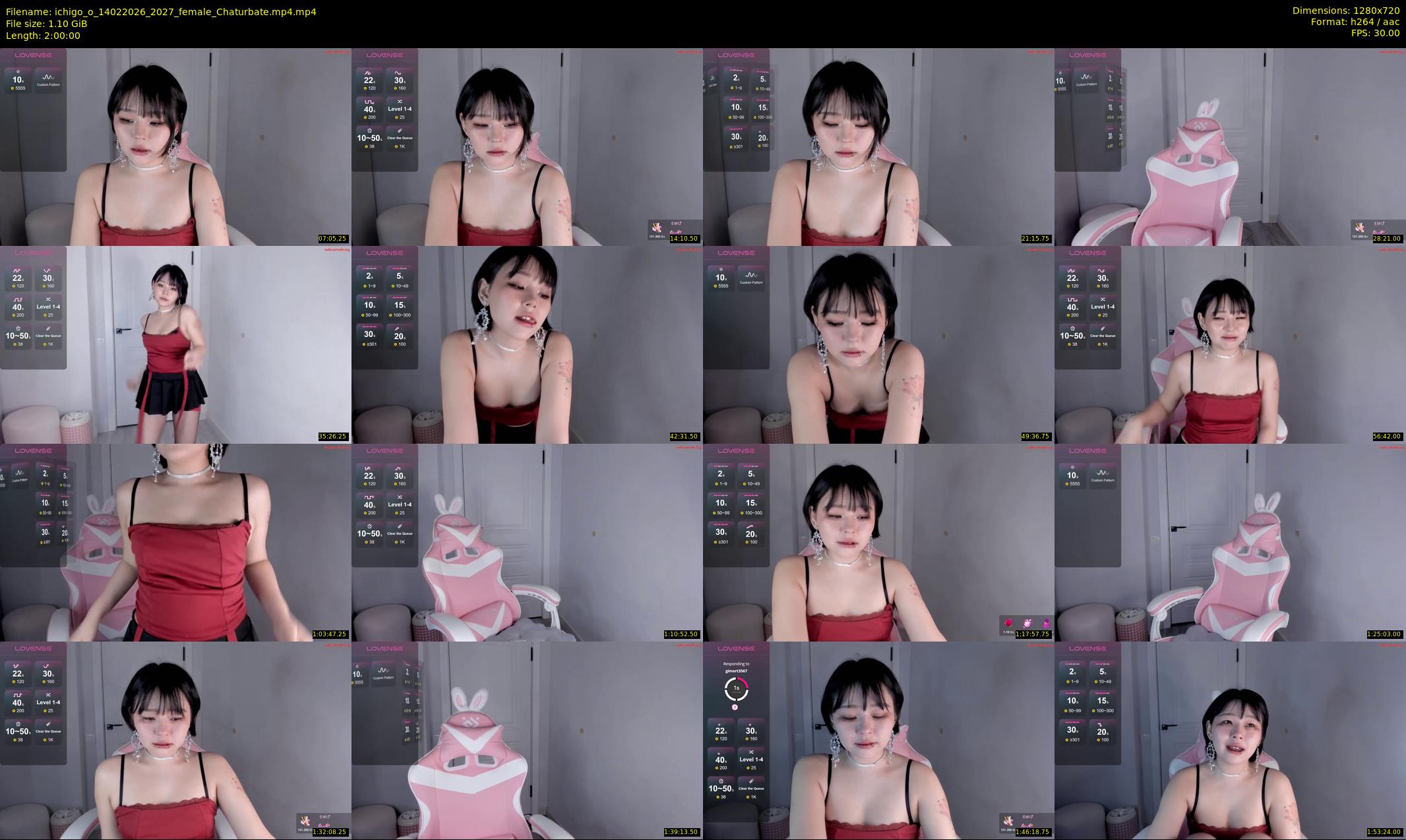 ichigo_o — 120 minute Chaturbate female cam show recording, 720p, Feb 14, 2026