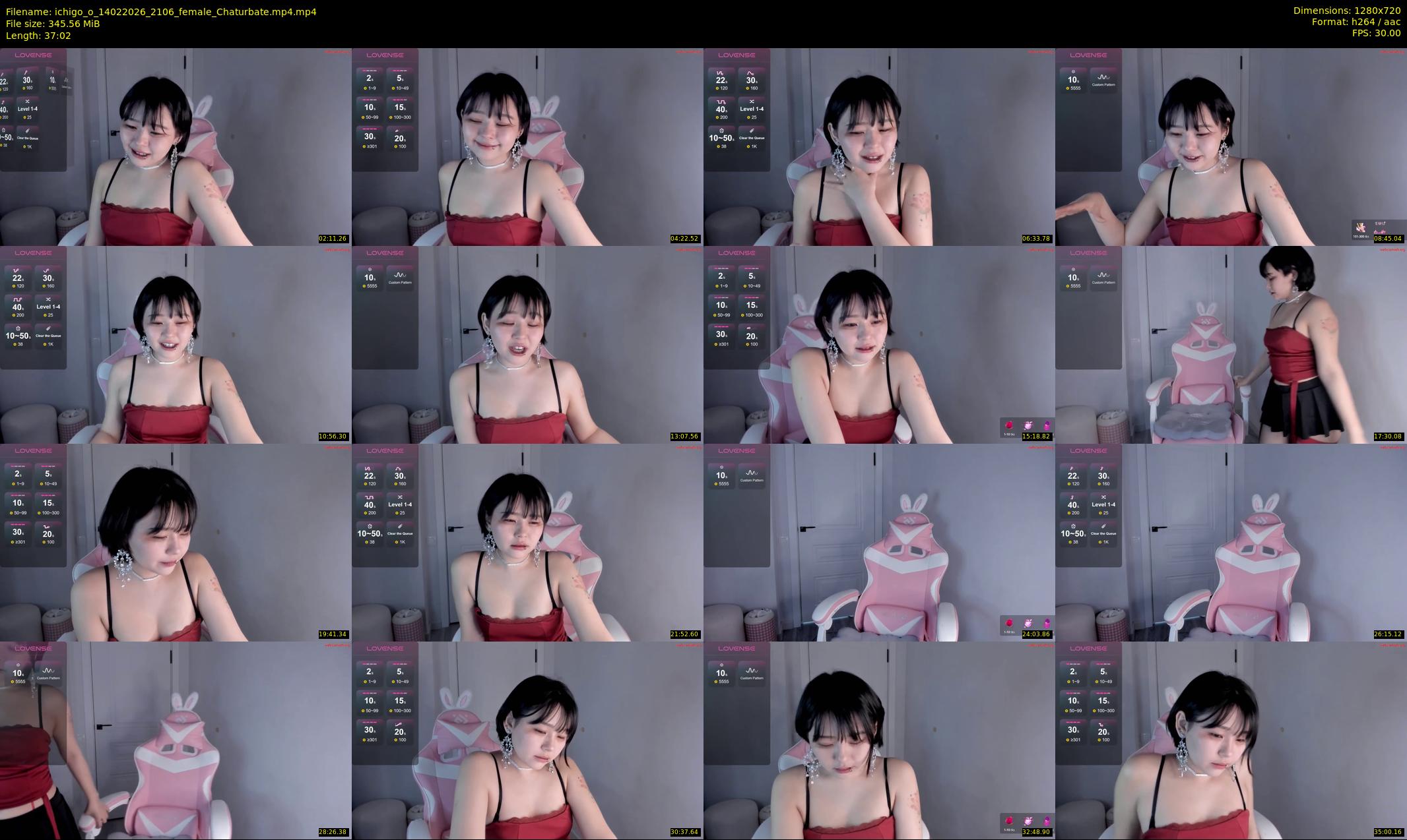 ichigo_o — 38 minute Chaturbate female cam show recording, 720p, Feb 14, 2026