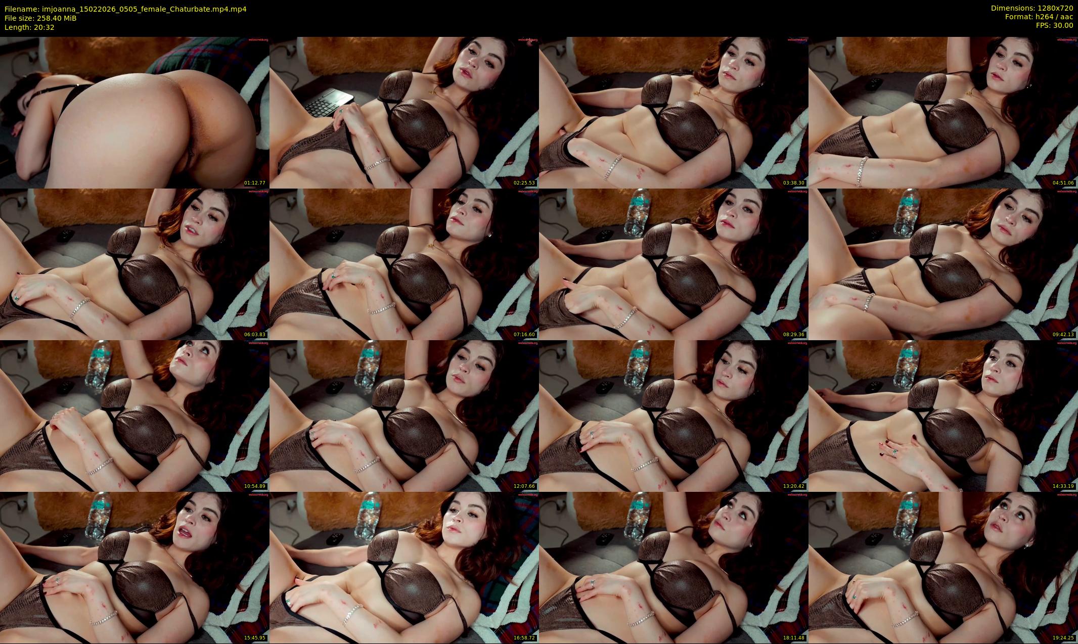 imjoanna — 21 minute Chaturbate female cam show recording, 720p, Feb 15, 2026