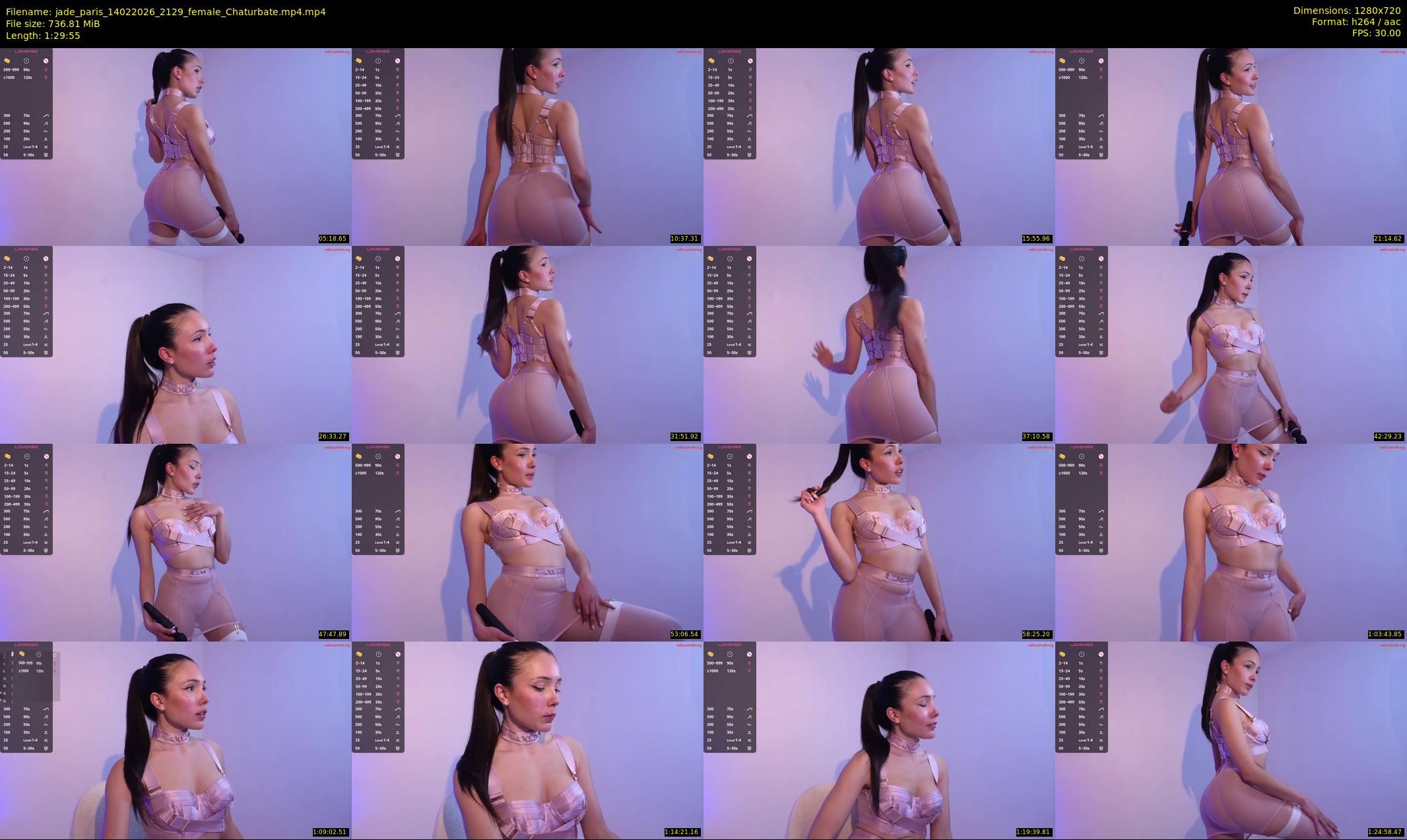 jade_paris — 90 minute Chaturbate female cam show recording, 720p, Feb 14, 2026