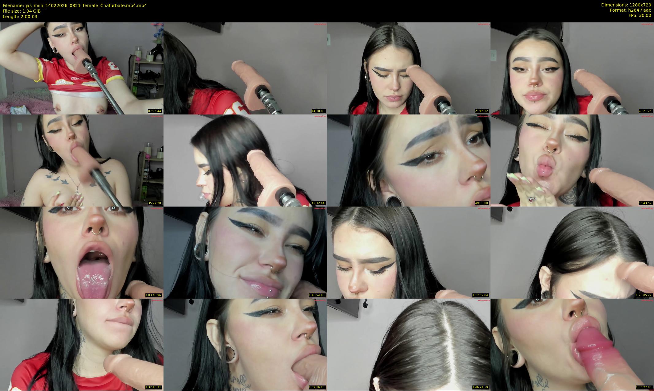 jas_miin — 121 minute Chaturbate female cam show recording, 720p, Feb 14, 2026