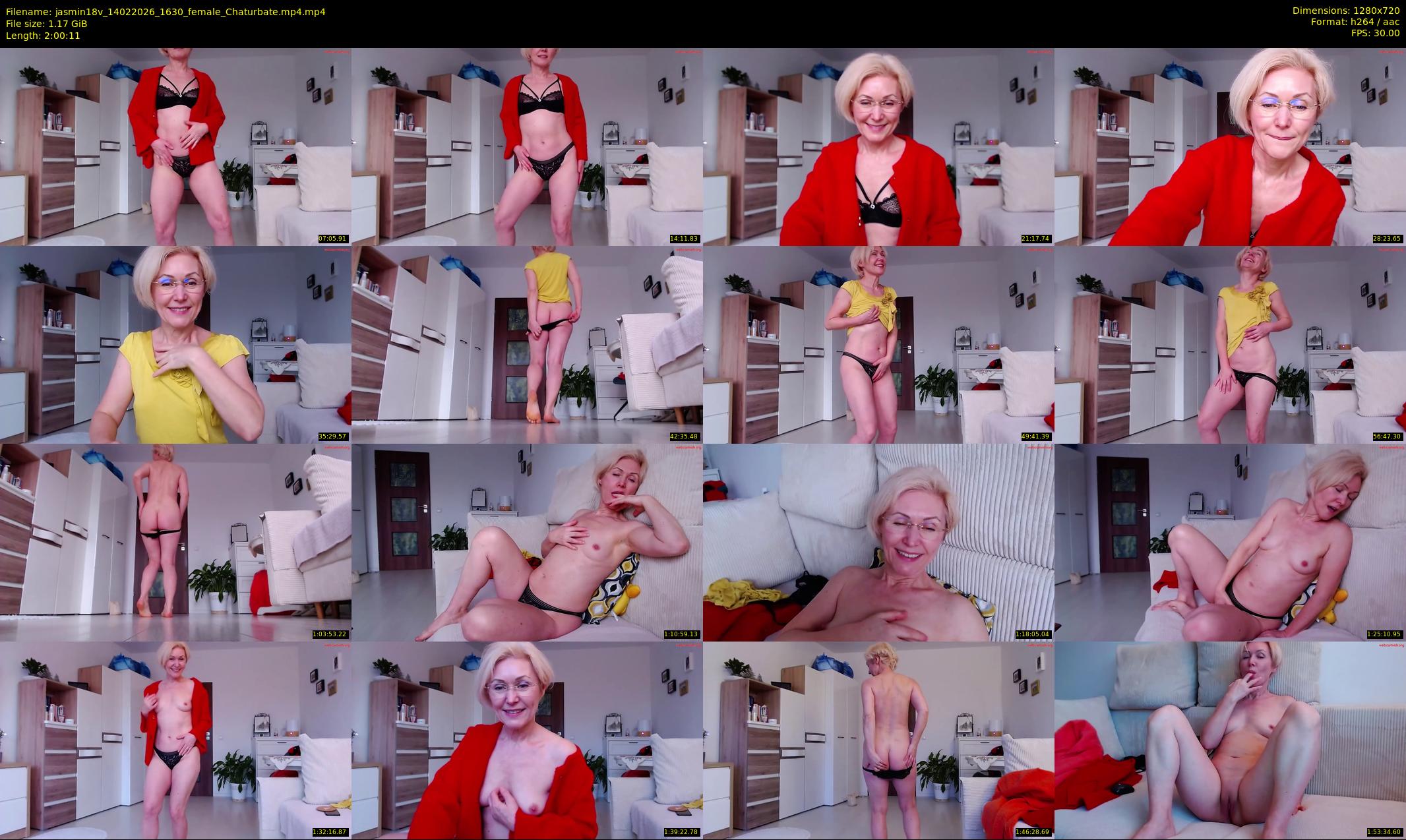 jasmin18v — 121 minute Chaturbate female cam show recording, 720p, Feb 14, 2026