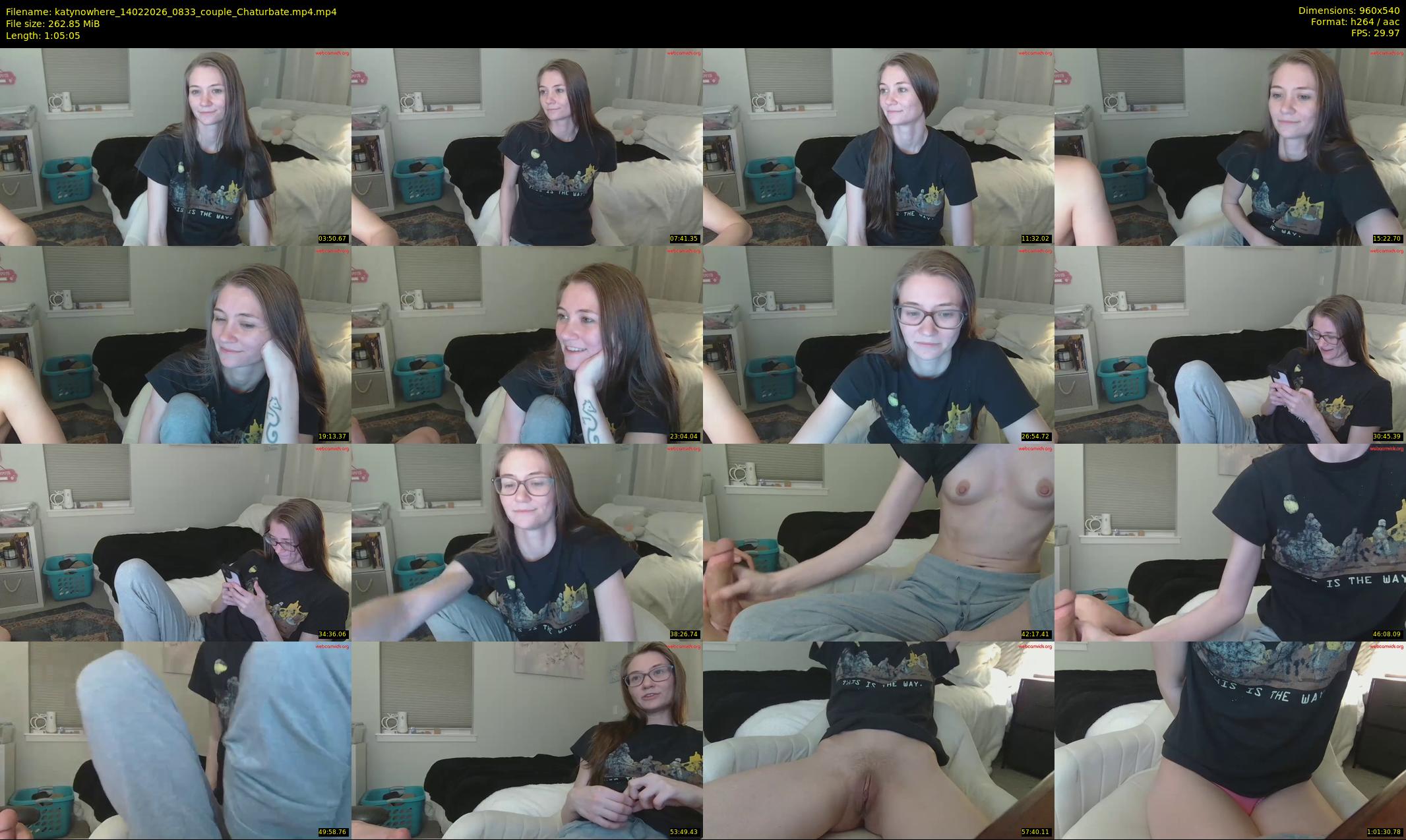 katynowhere — 66 minute Chaturbate female cam show recording, 480p, Feb 14, 2026