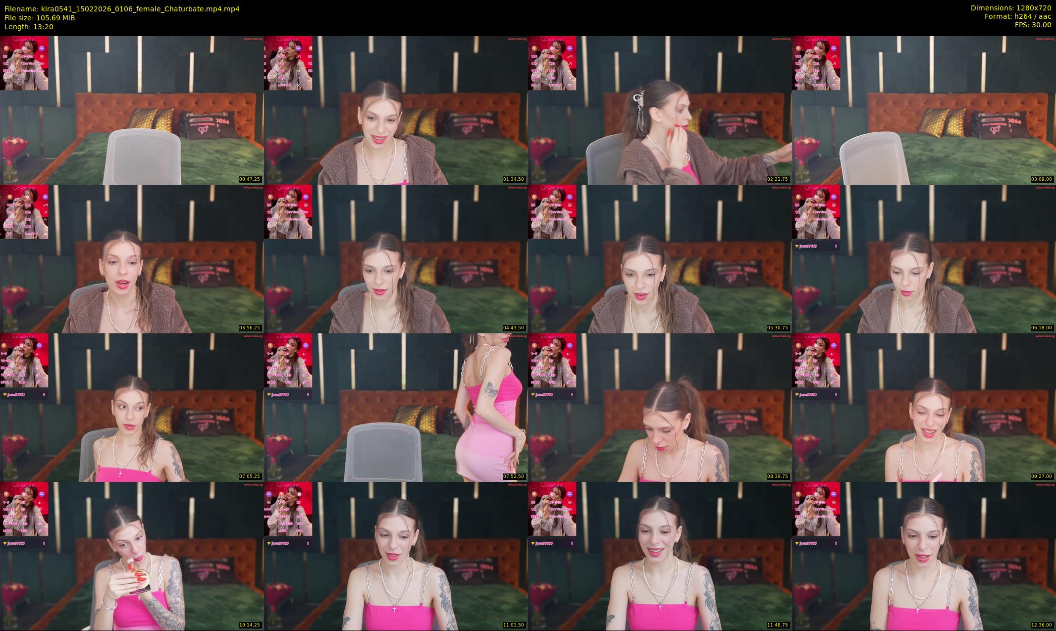 kira0541 — 14 minute Chaturbate couple cam show recording, 720p, Feb 15, 2026