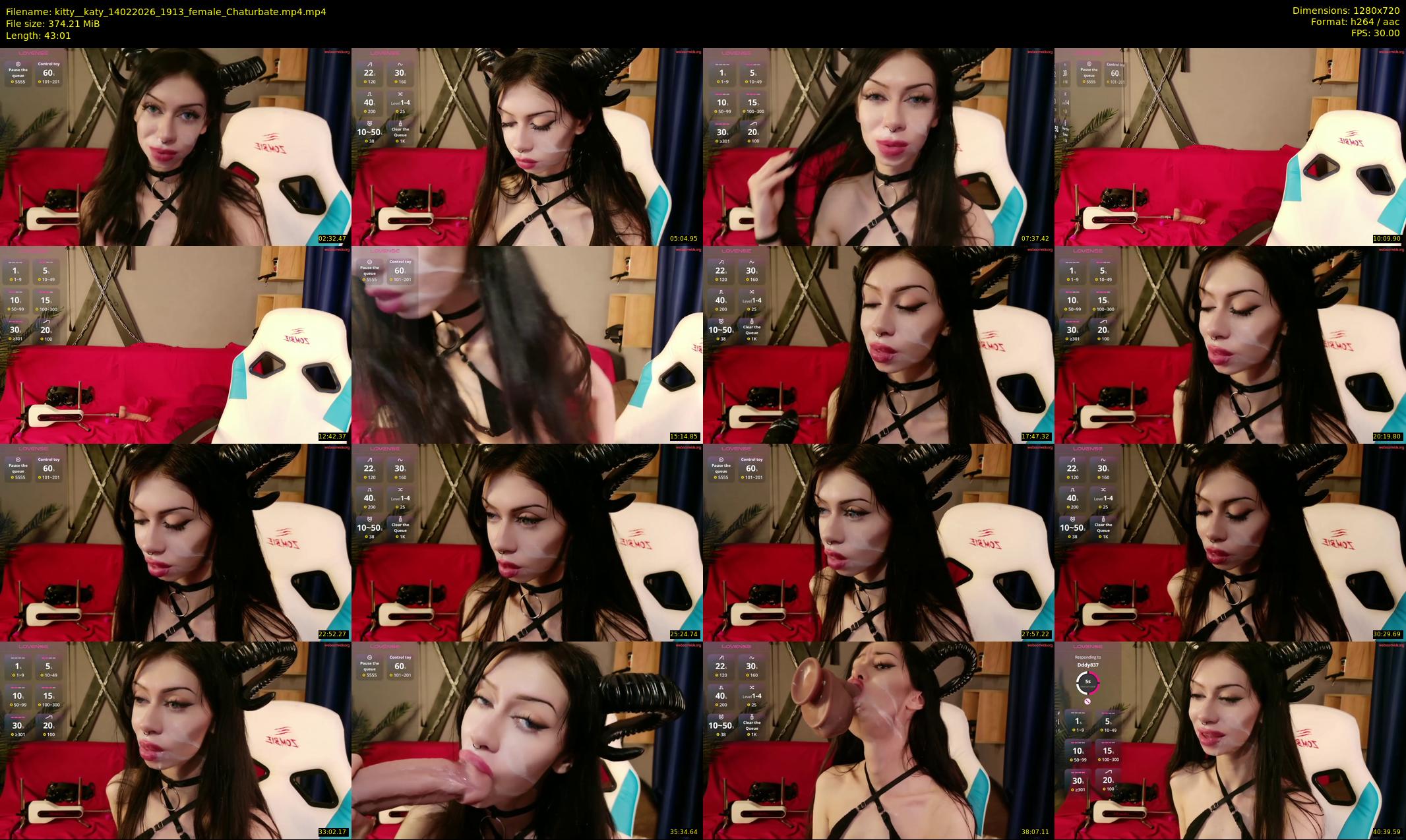 kitty__katy — 44 minute Chaturbate female cam show recording, 720p, Feb 14, 2026