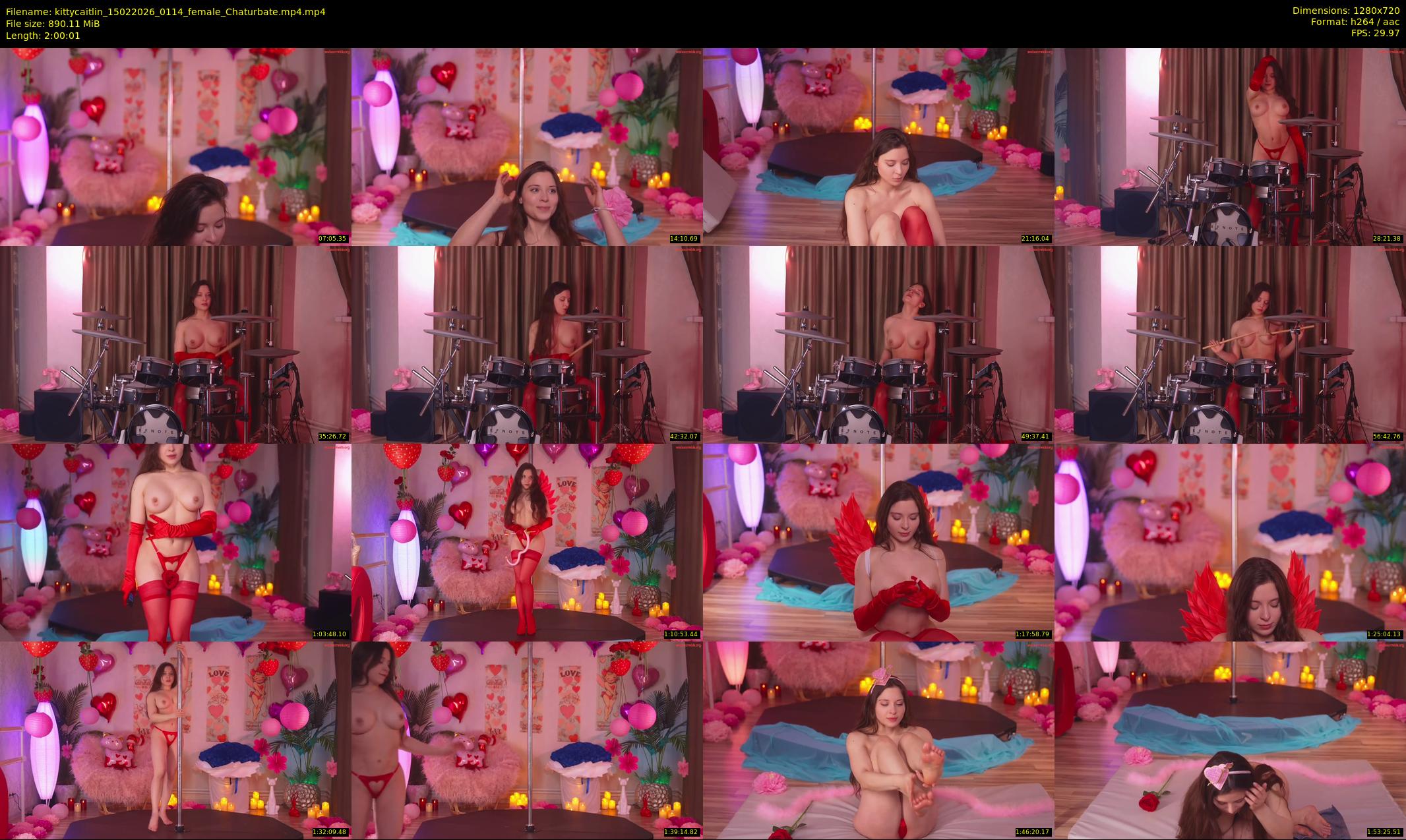 kittycaitlin — 121 minute Chaturbate female cam show recording, 720p, Feb 15, 2026