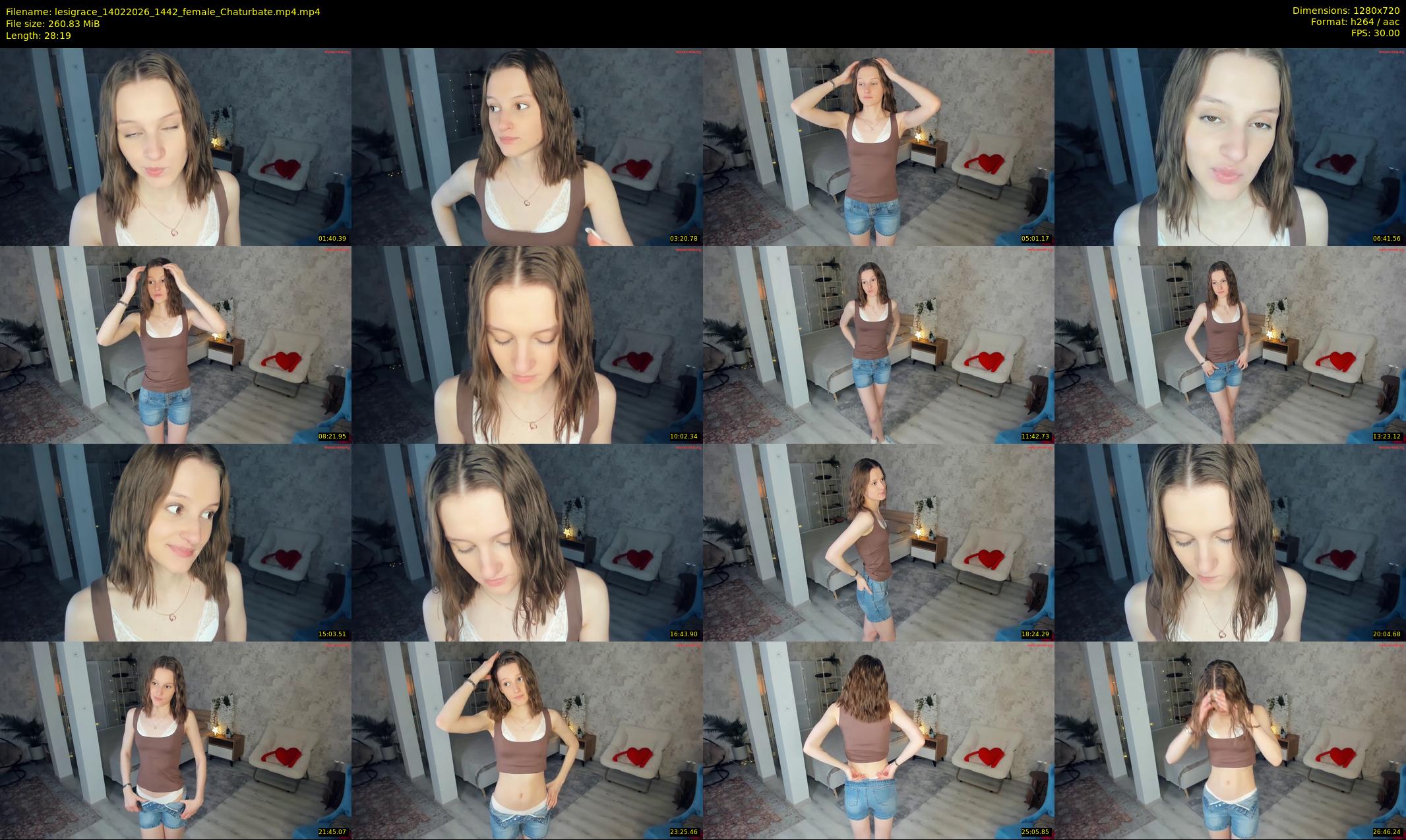 lesigrace — 29 minute Chaturbate female cam show recording, 720p, Feb 14, 2026