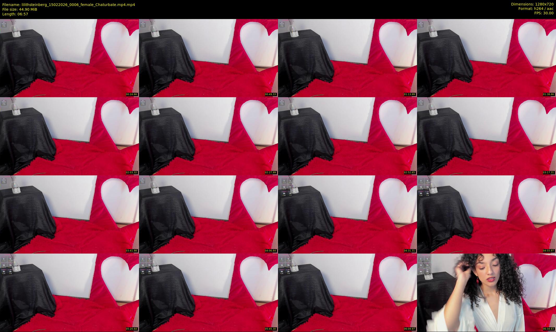 lilithsteinberg — 7 minute Chaturbate female cam show recording, 720p, Feb 15, 2026