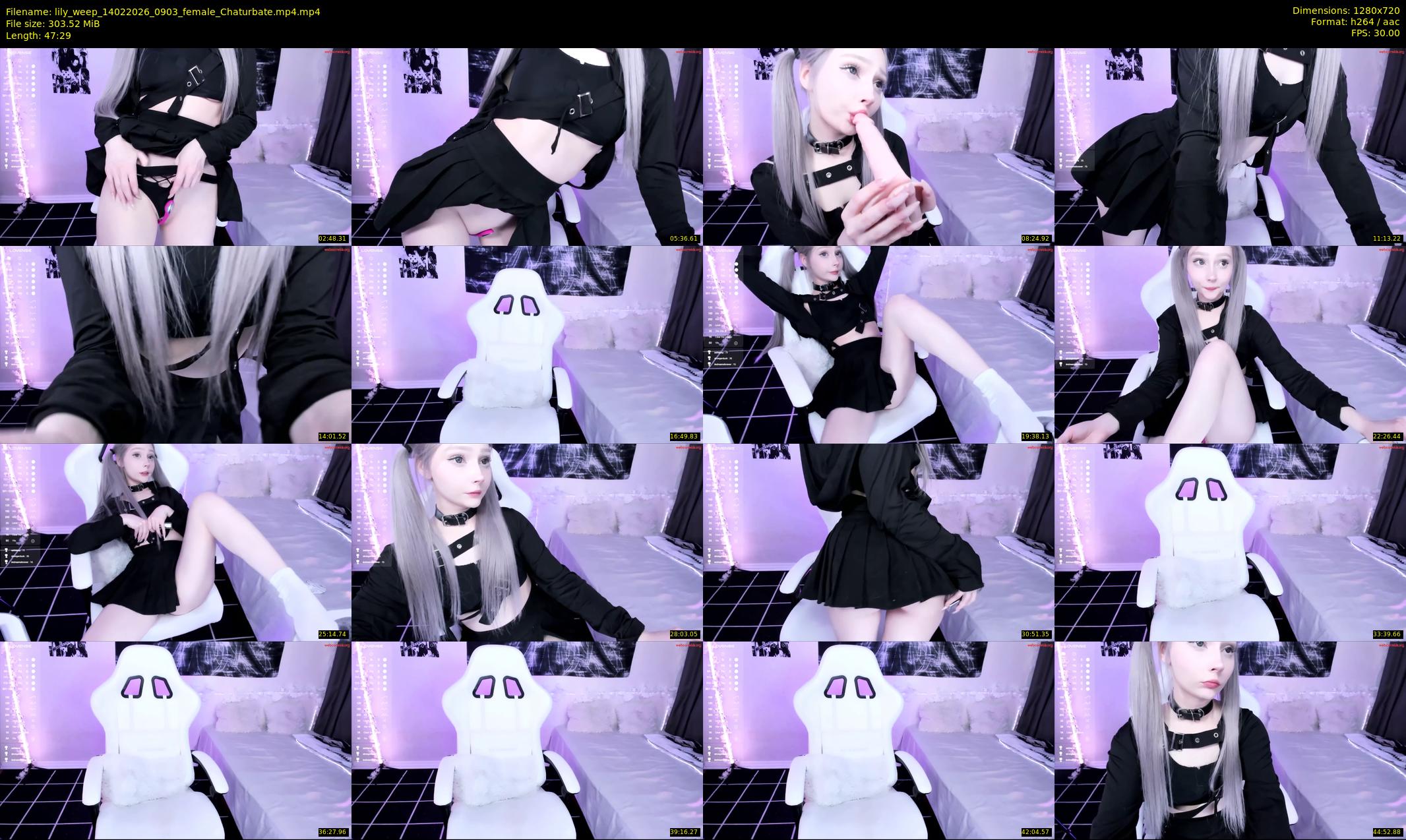 lily_weep — 48 minute Chaturbate female cam show recording, 720p, Feb 14, 2026