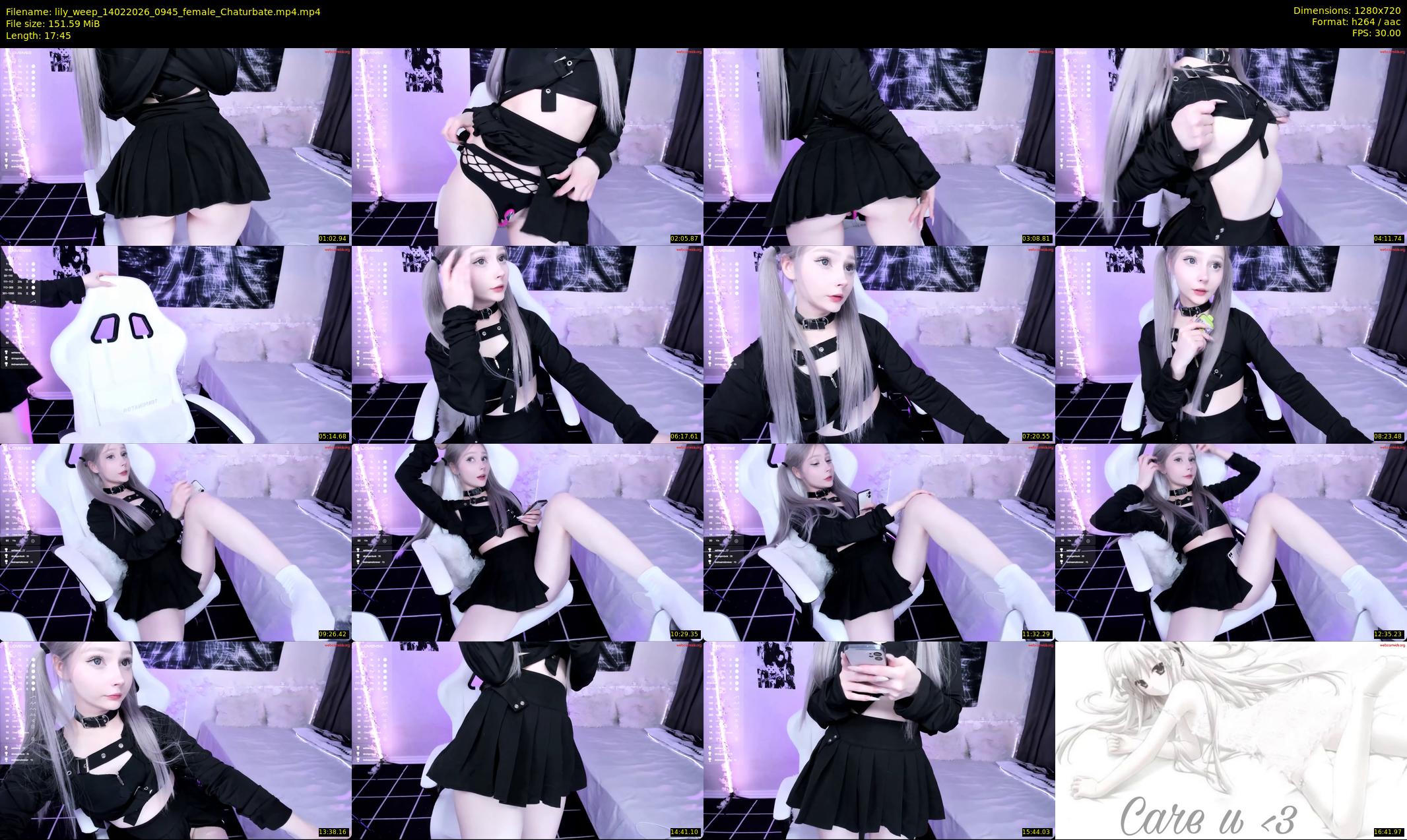 lily_weep — 18 minute Chaturbate female cam show recording, 720p, Feb 14, 2026