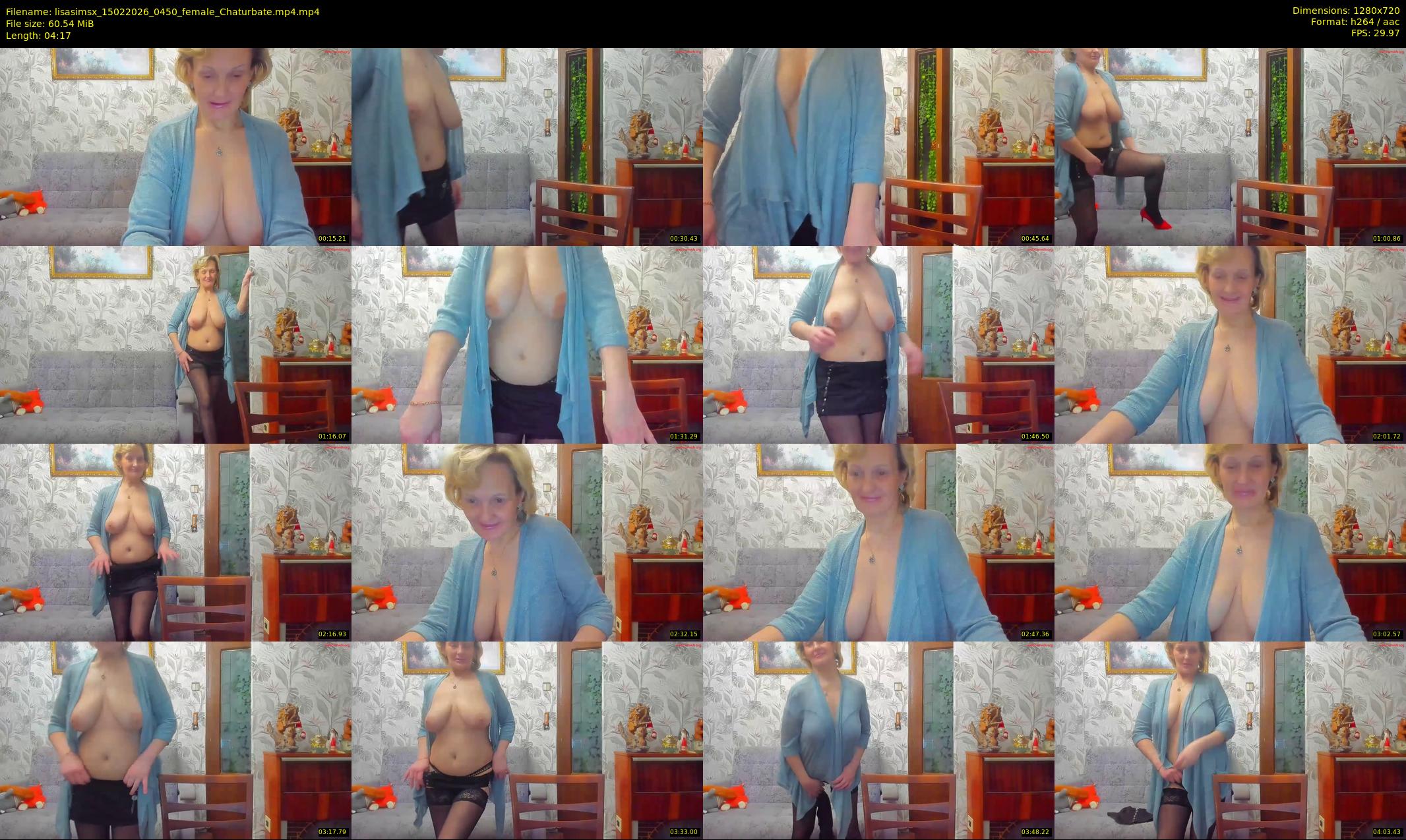 lisasimsx — 5 minute Chaturbate female cam show recording, 720p, Feb 15, 2026