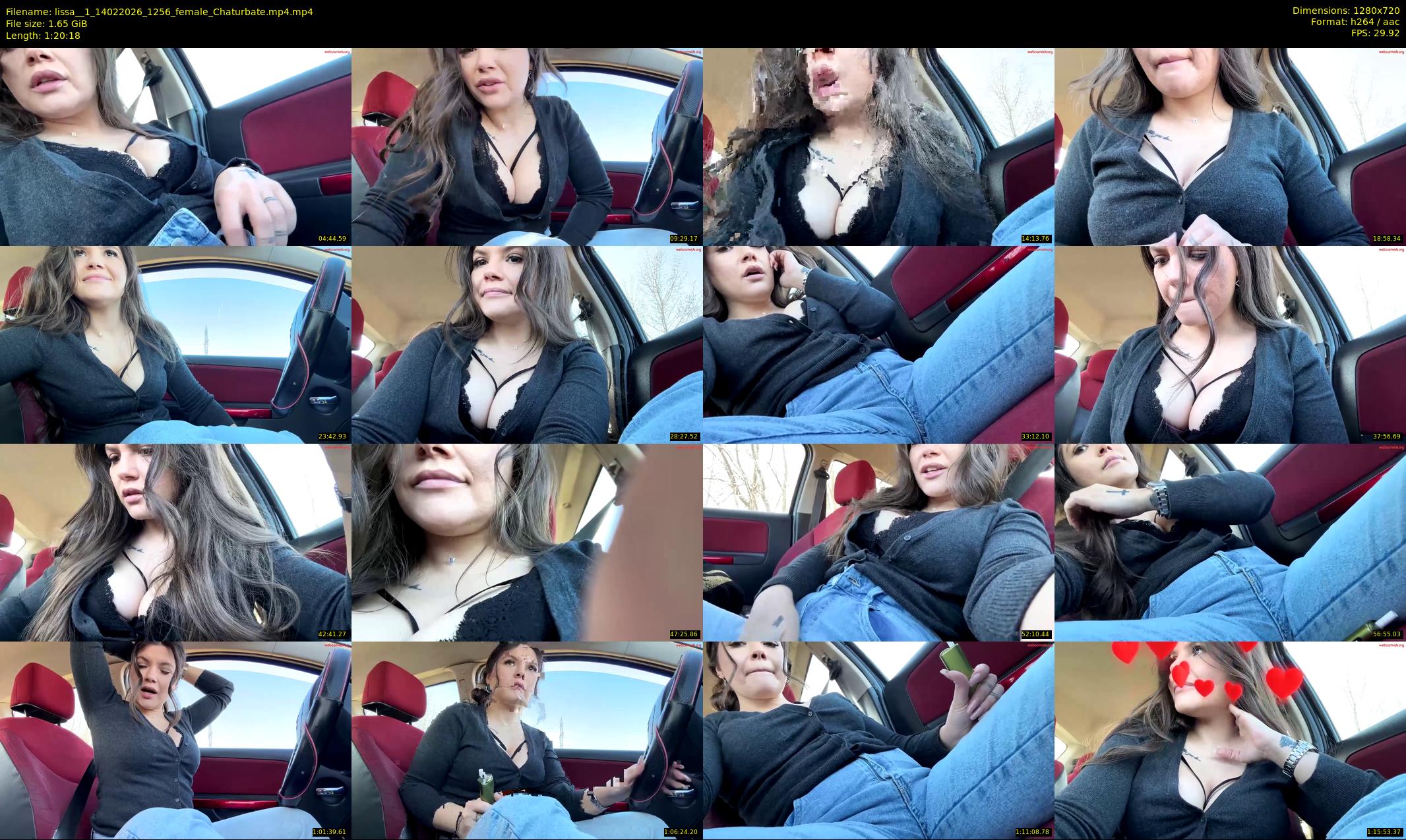 lissa__1 — 81 minute Chaturbate female cam show recording, 720p, Feb 14, 2026