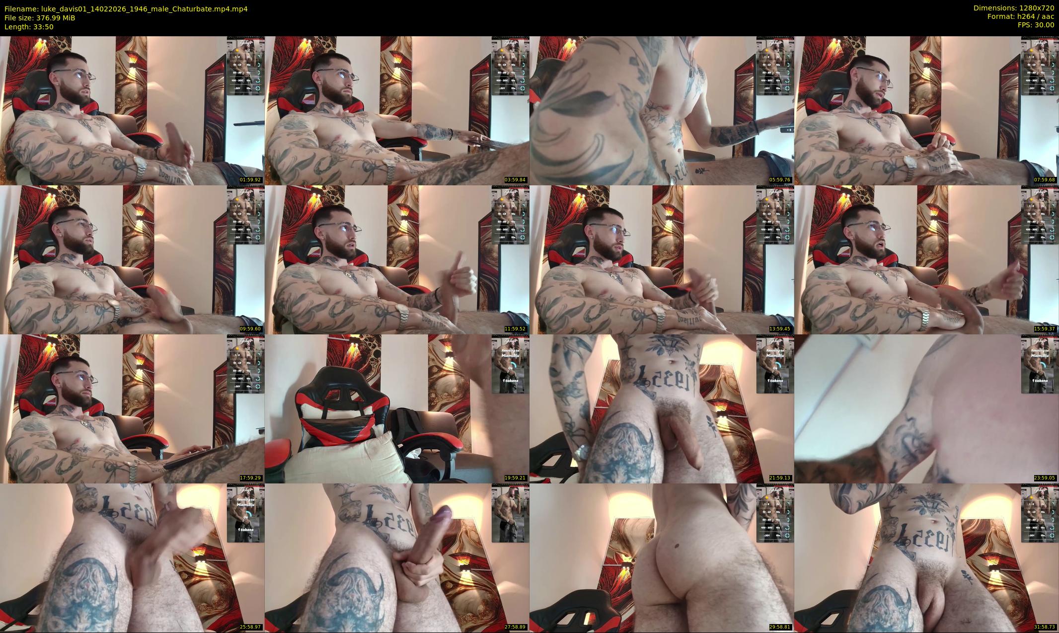 luke_davis01 — 34 minute Chaturbate male cam show recording, 720p, Feb 14, 2026