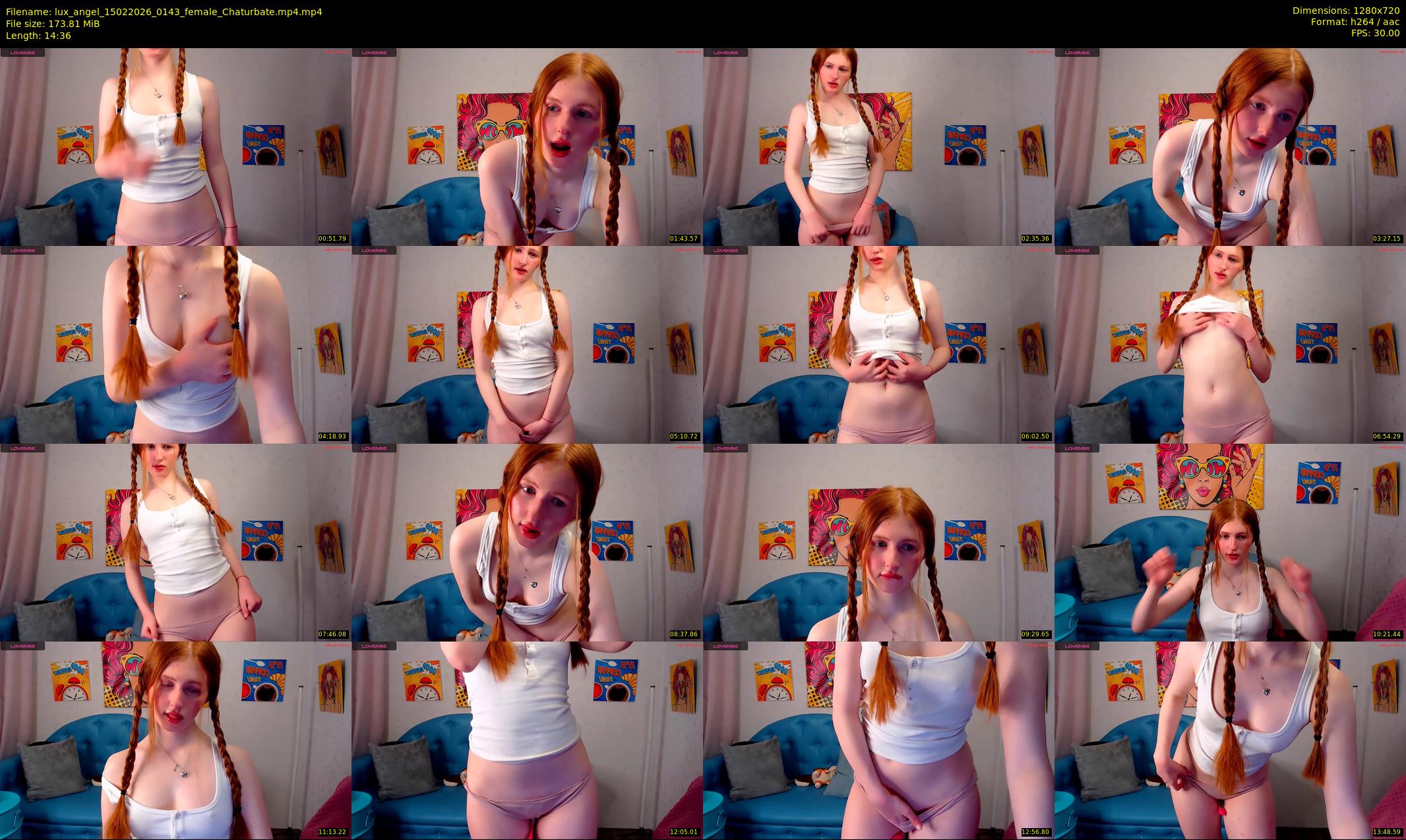 lux_angel — 15 minute Chaturbate female cam show recording, 720p, Feb 15, 2026