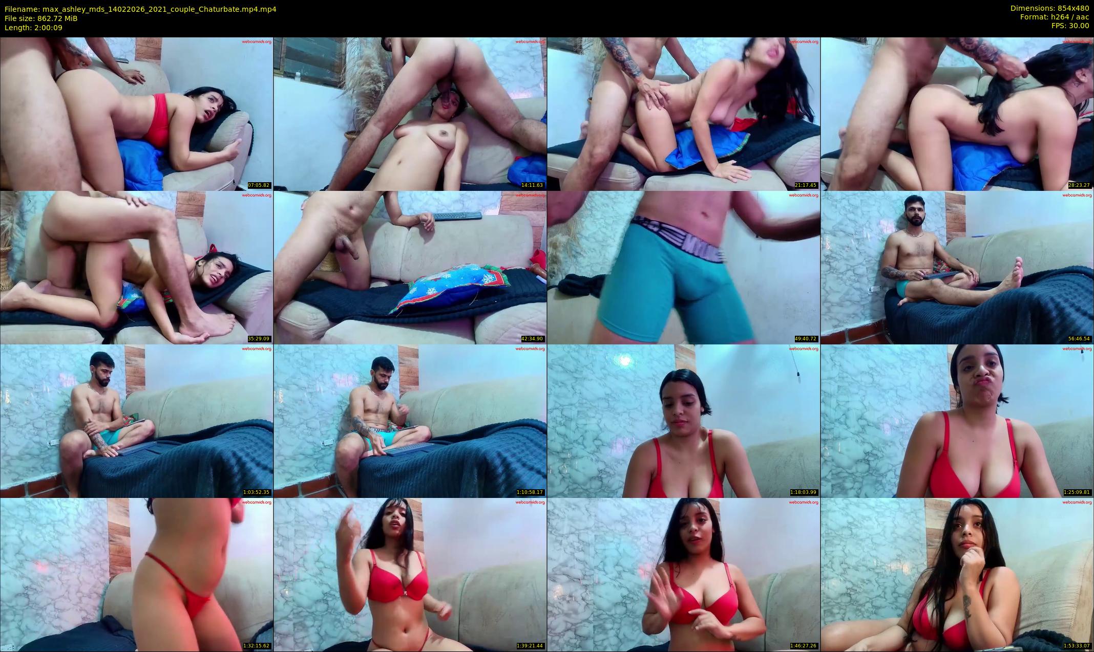 max_ashley_mds — 121 minute Chaturbate couple cam show recording, 480p, Feb 14, 2026