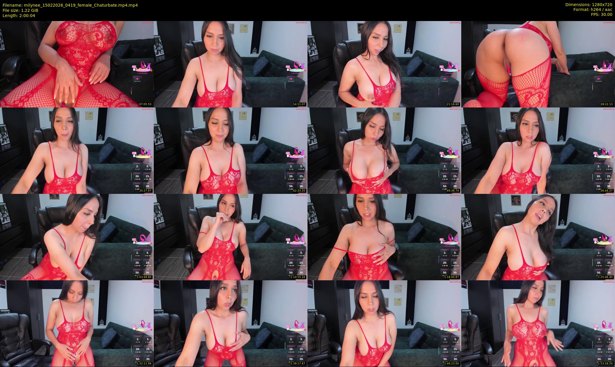 milynee — 121 minute Chaturbate female cam show recording, 720p, Feb 15, 2026