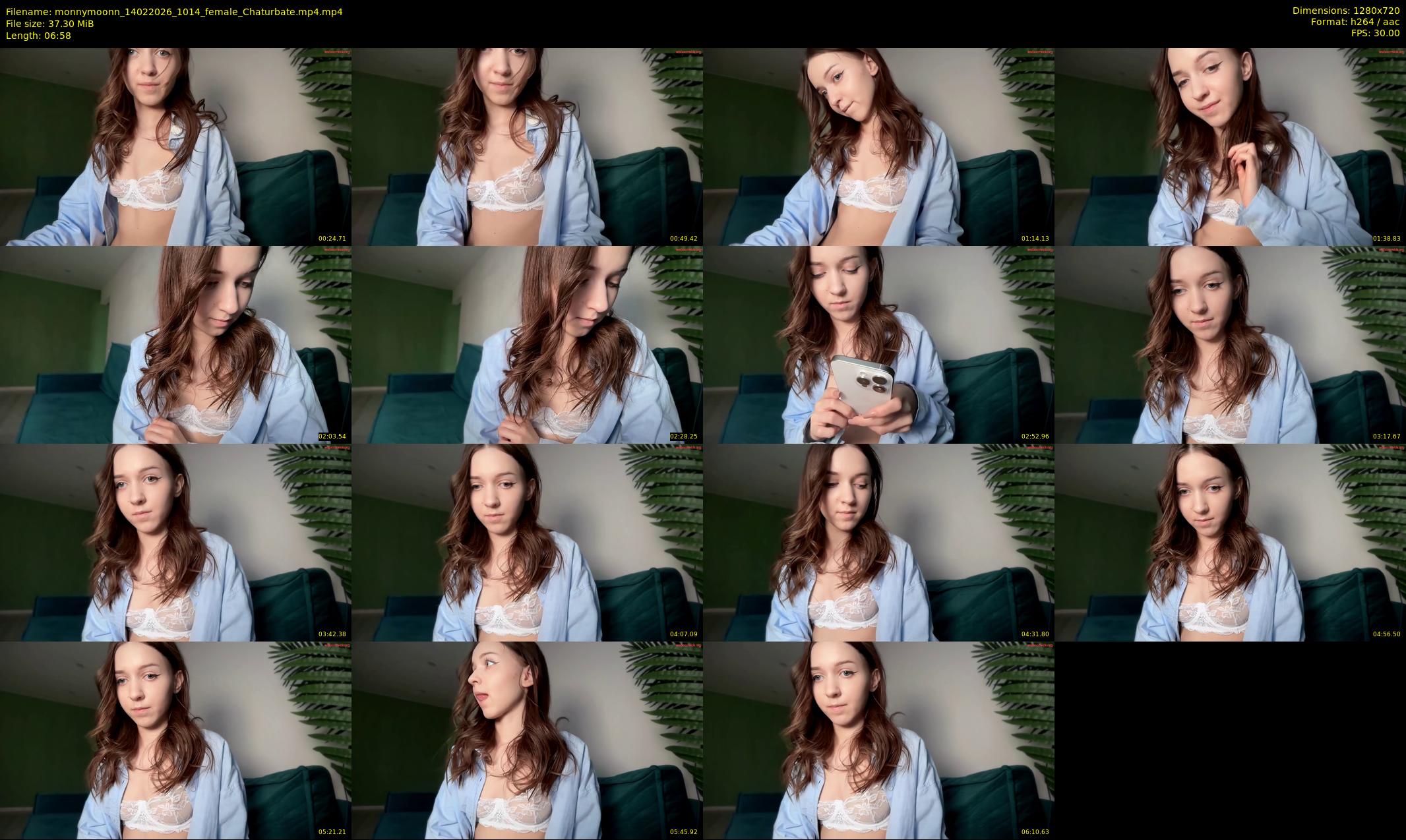 monnymoonn — 7 minute Chaturbate female cam show recording, 720p, Feb 14, 2026