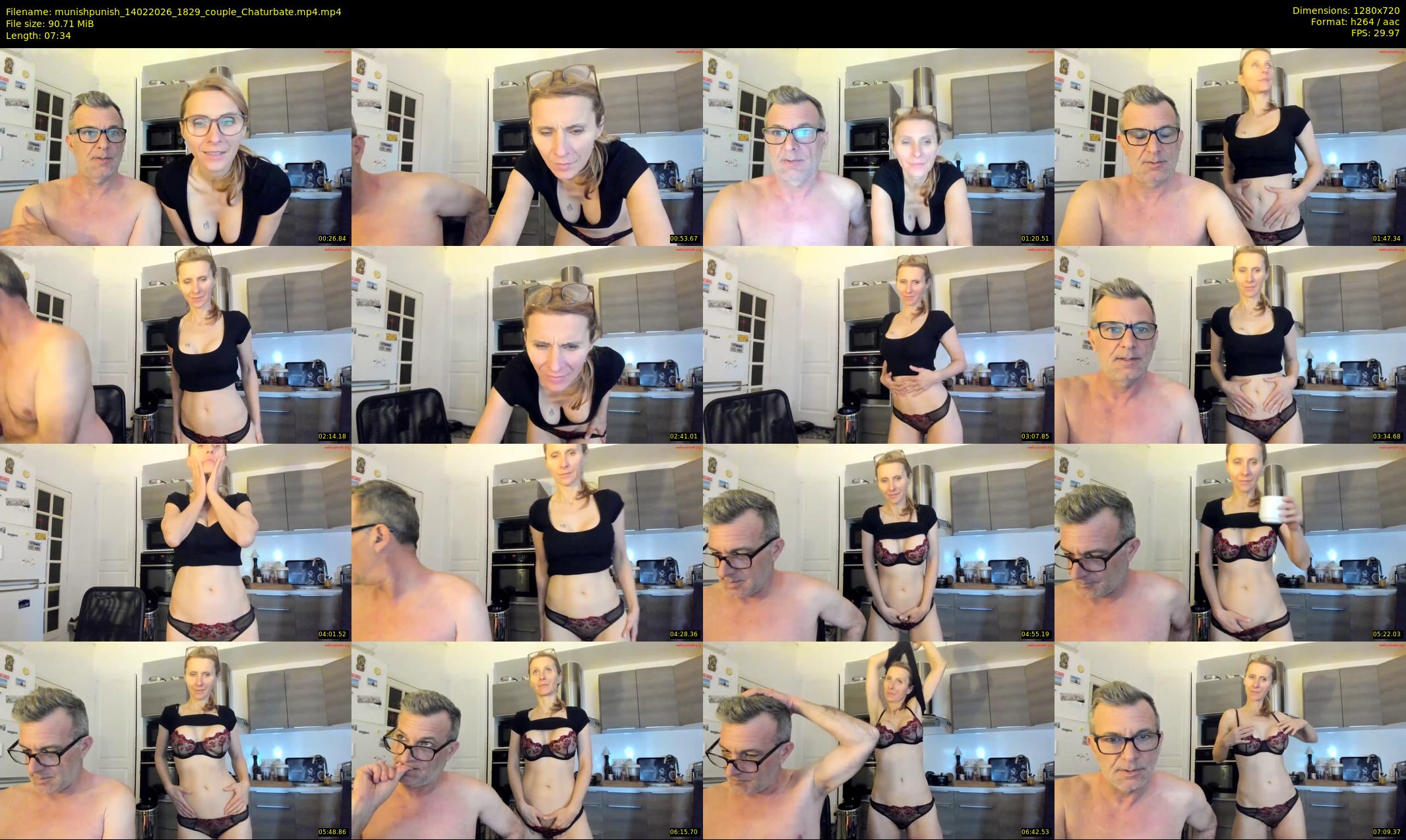 munishpunish — 8 minute Chaturbate couple cam show recording, 720p, Feb 14, 2026
