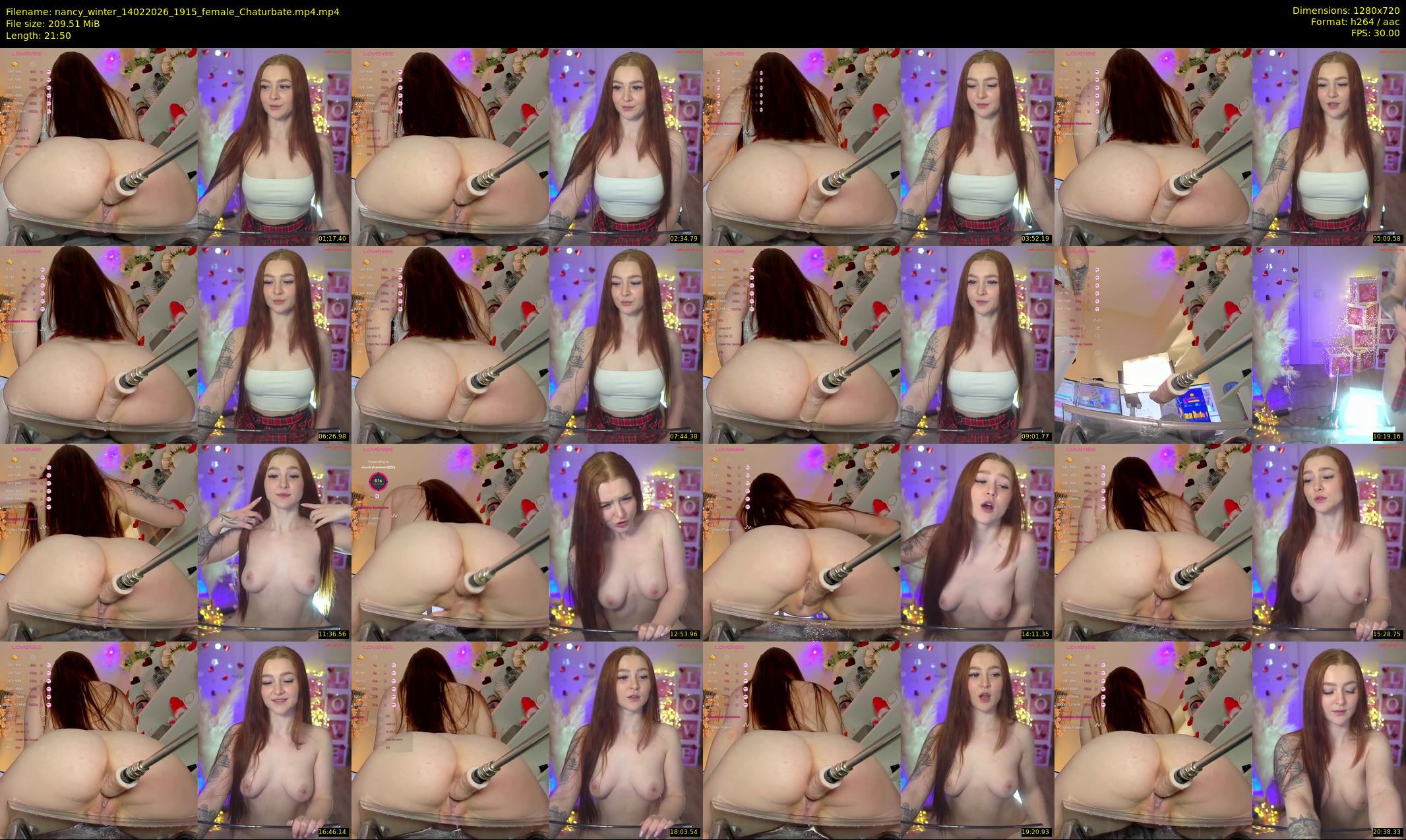 nancy_winter — 22 minute Chaturbate female cam show recording, 720p, Feb 14, 2026