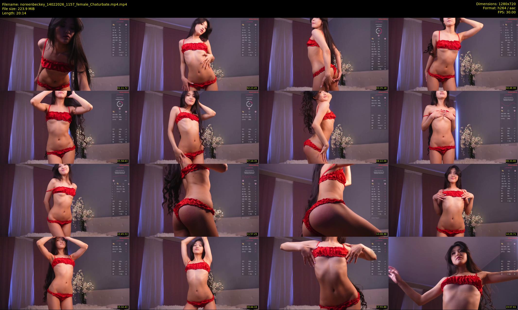 noreenbeckey — 21 minute Chaturbate female cam show recording, 720p, Feb 14, 2026
