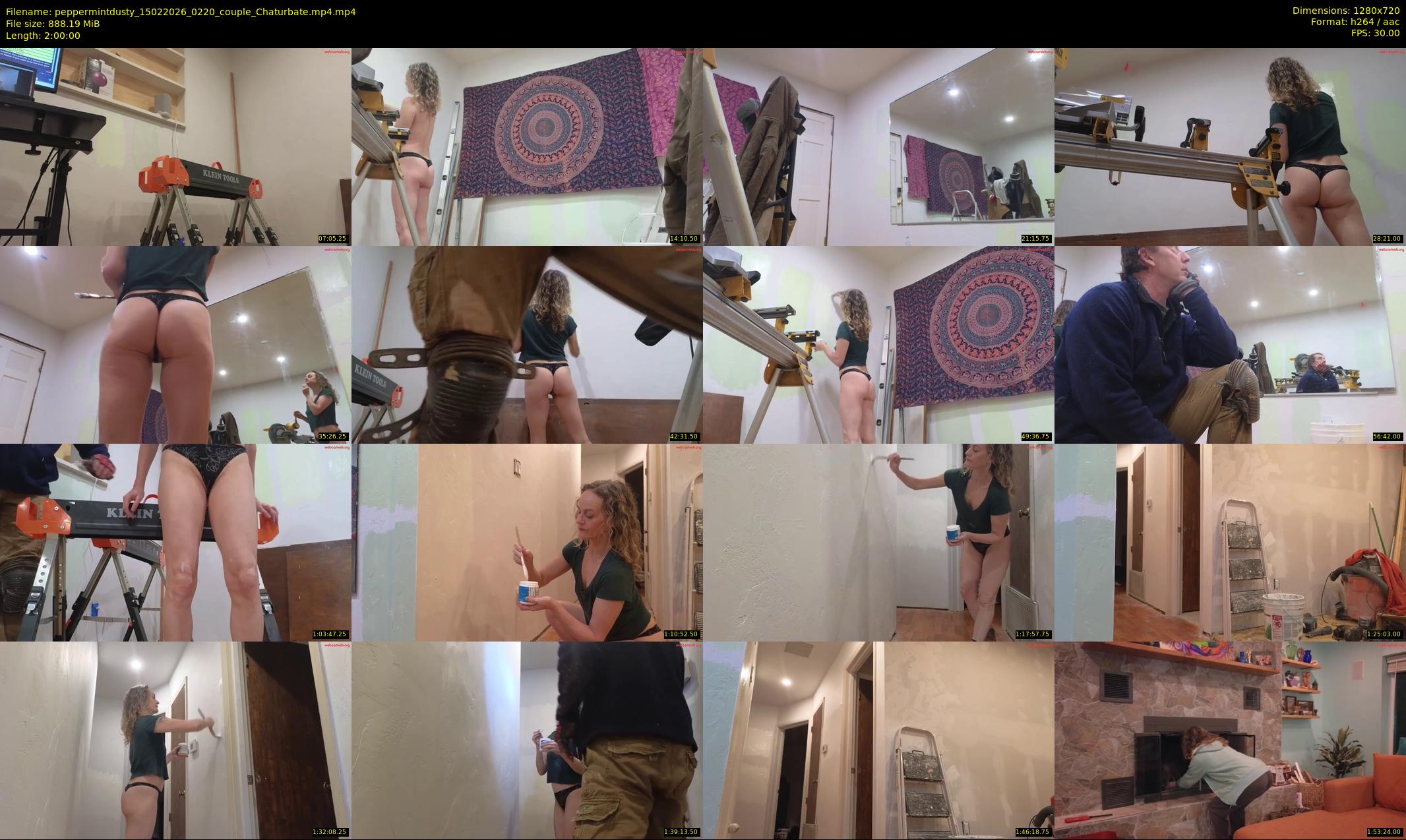 peppermintdusty — 120 minute Chaturbate couple cam show recording, 720p, Feb 15, 2026