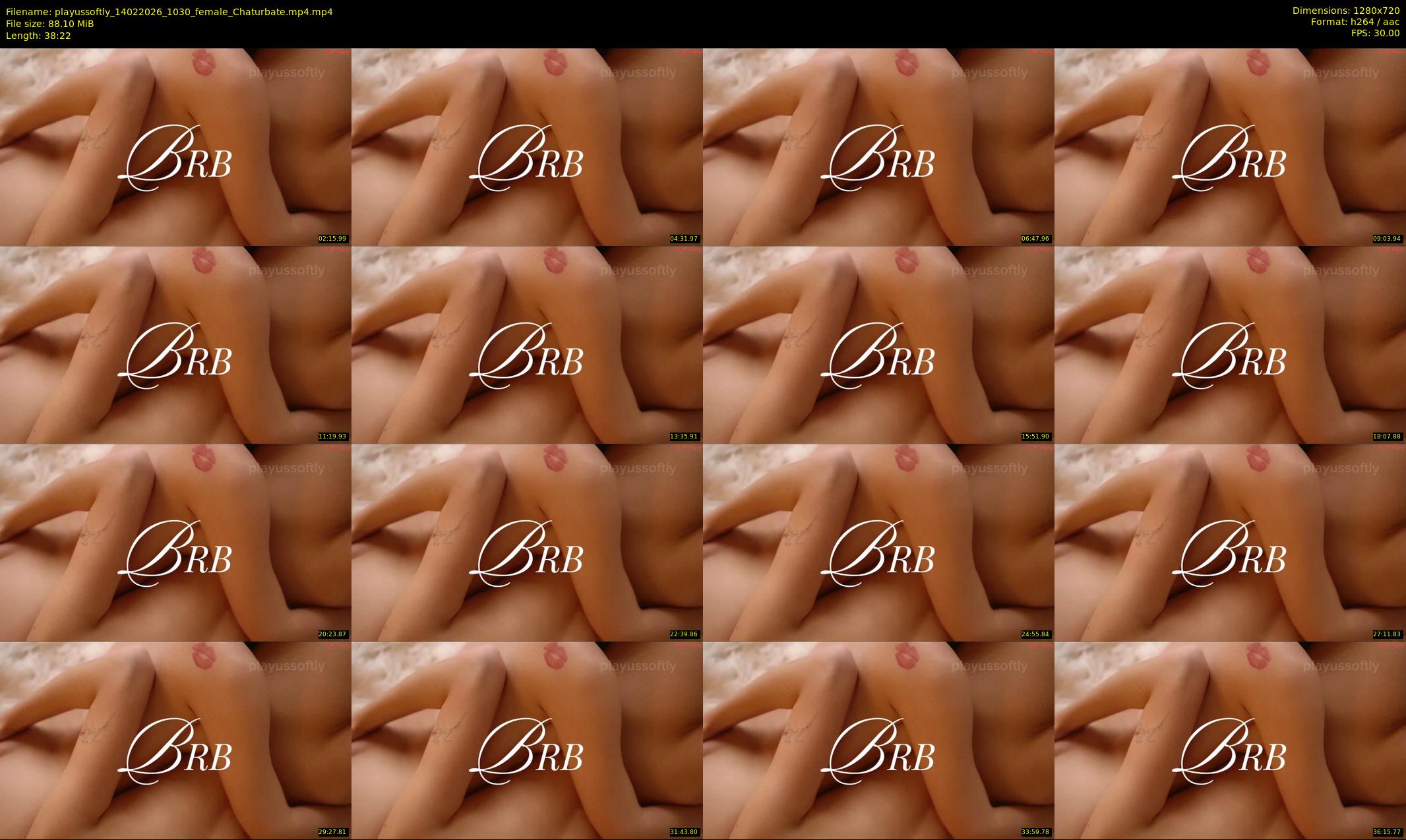 playussoftly — 39 minute Chaturbate female cam show recording, 720p, Feb 14, 2026