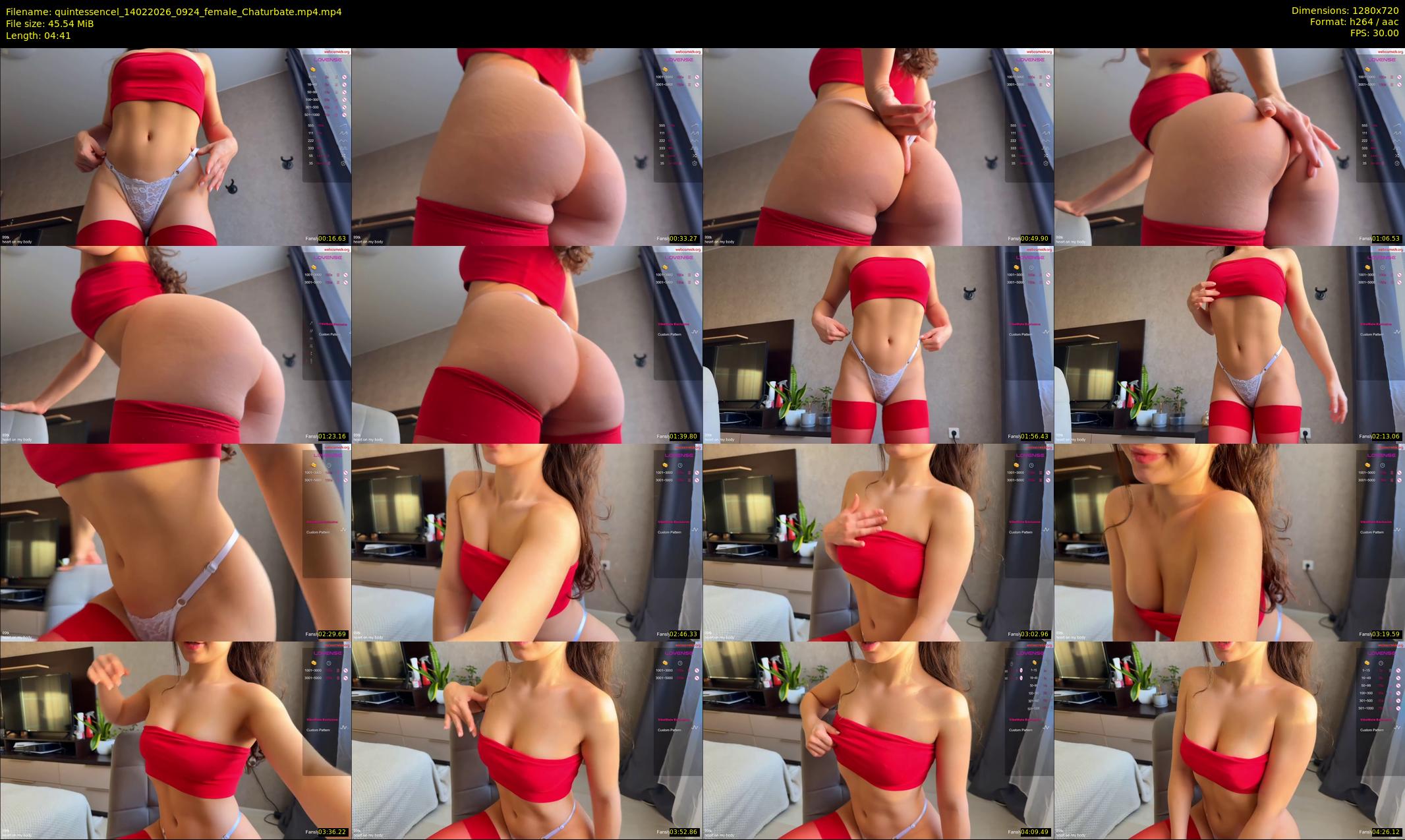 quintessencel — 5 minute Chaturbate female cam show recording, 720p, Feb 14, 2026