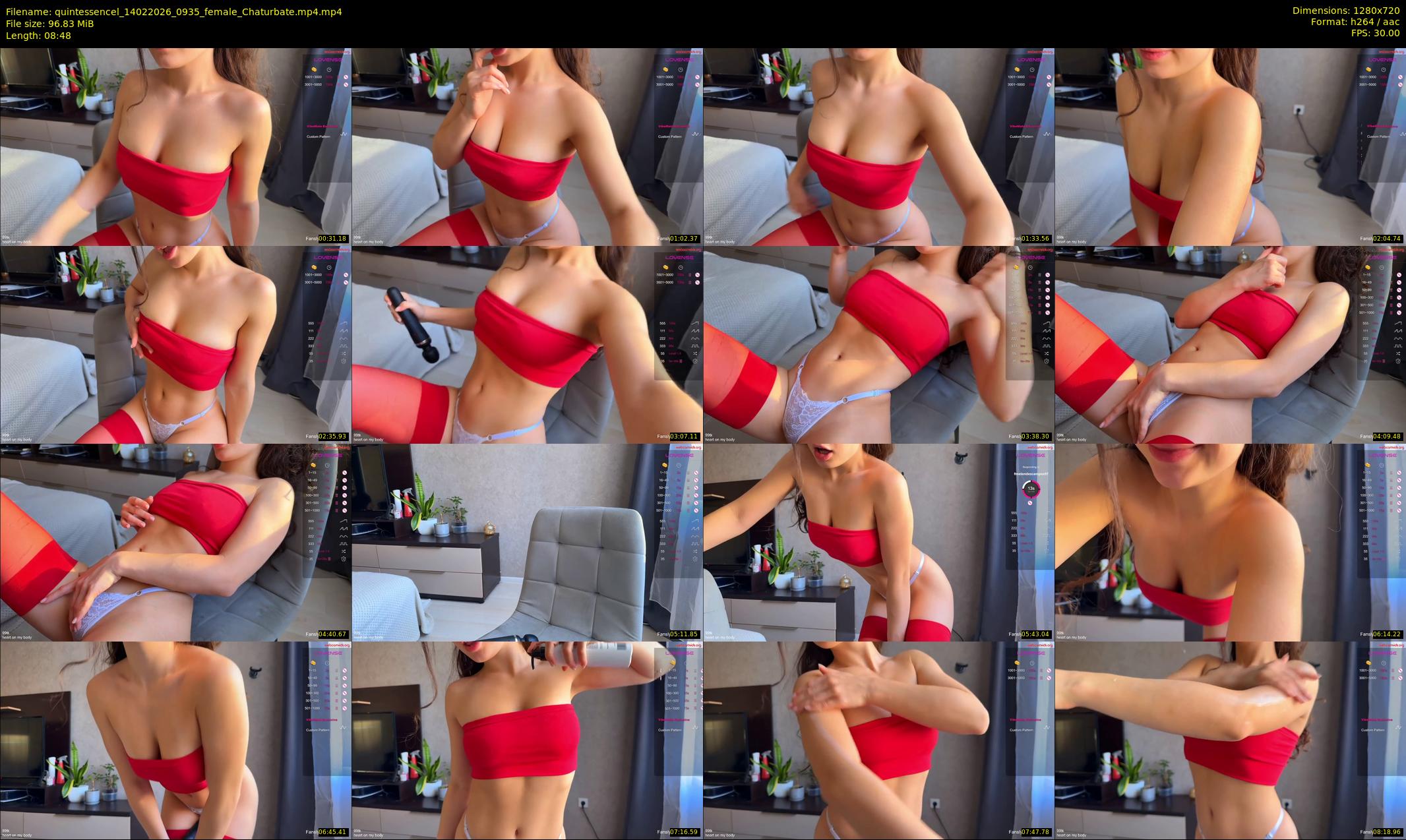quintessencel — 9 minute Chaturbate female cam show recording, 720p, Feb 14, 2026