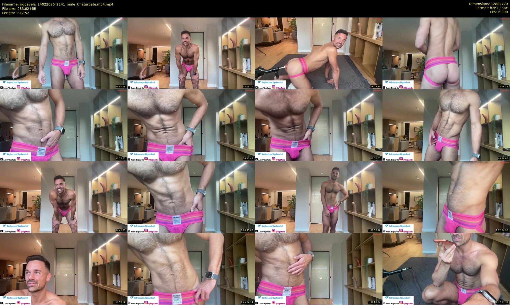 rigoavela — 103 minute Chaturbate male cam show recording, 720p, Feb 14, 2026