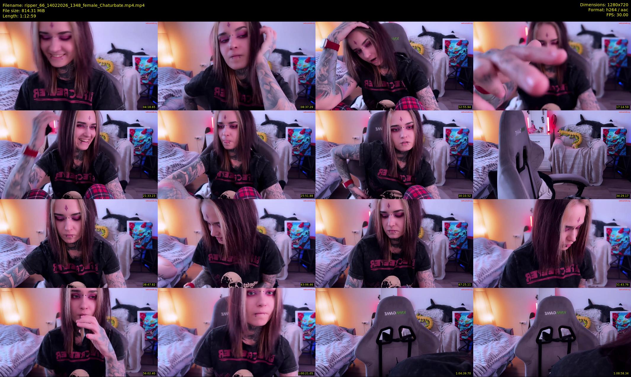 ripper_66 — 73 minute Chaturbate female cam show recording, 720p, Feb 14, 2026