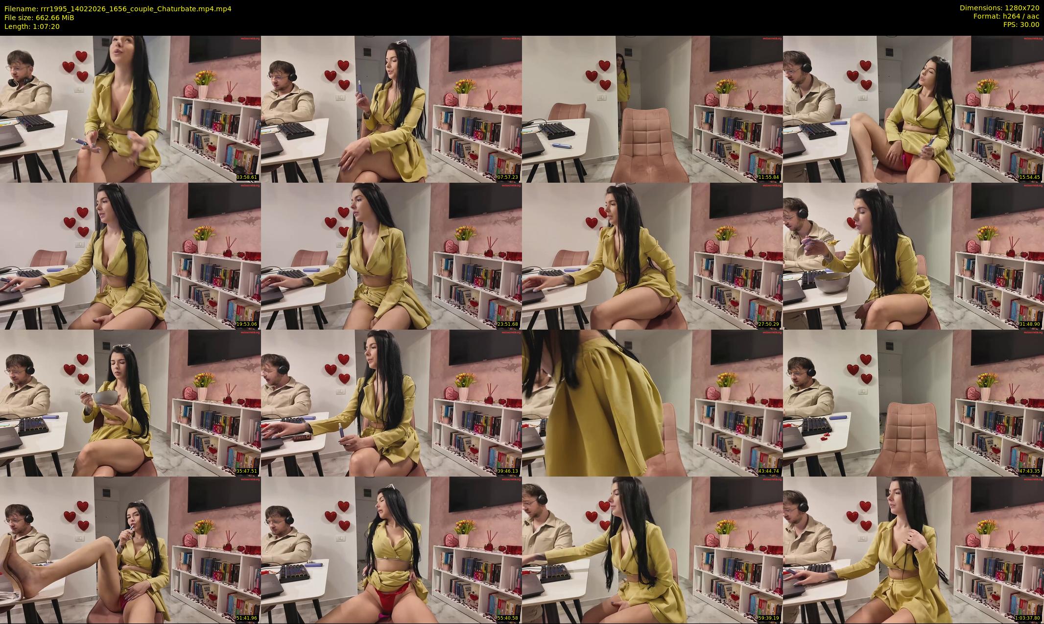 rrr1995 — 68 minute Chaturbate couple cam show recording, 720p, Feb 14, 2026